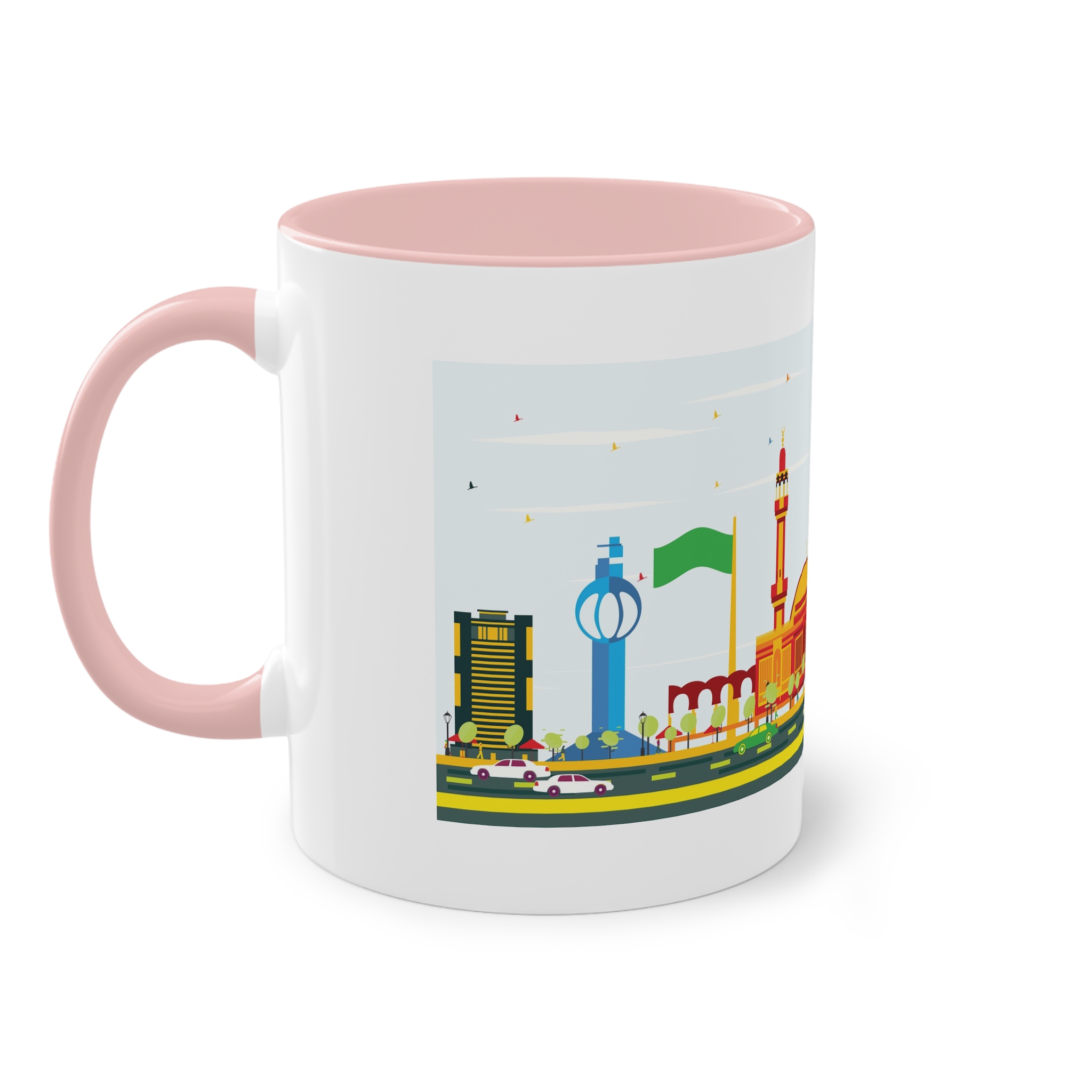 Jeddah Color Two Tone Coffee Mug 11oz - Image 47