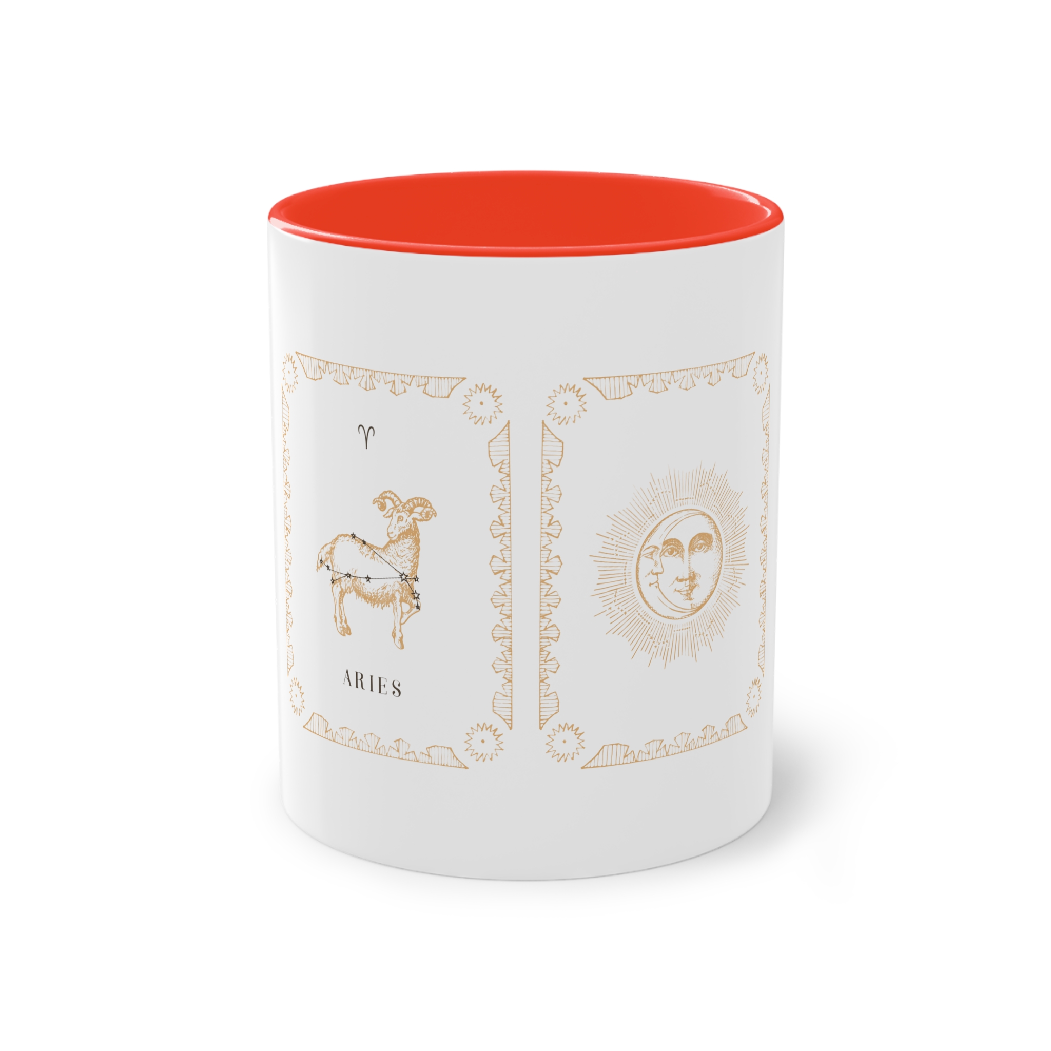 Aries Zodiac 1 Two Tone Coffee Mug 11oz