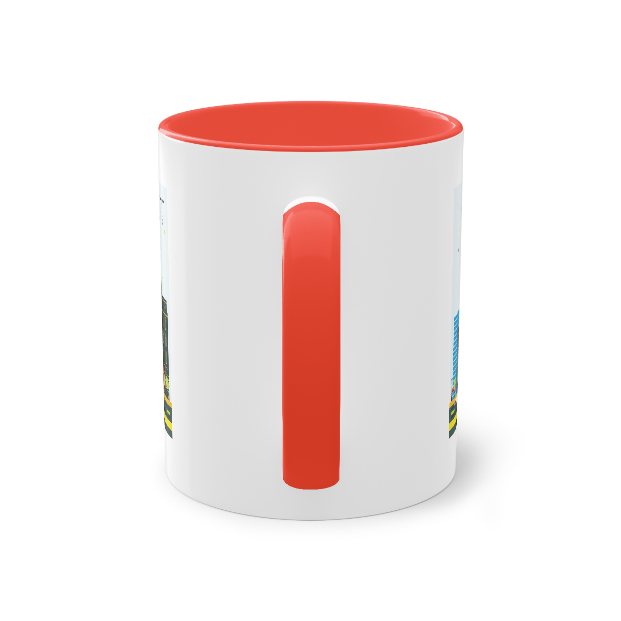 Beirut Color Two Tone Coffee Mug 11oz - Image 2