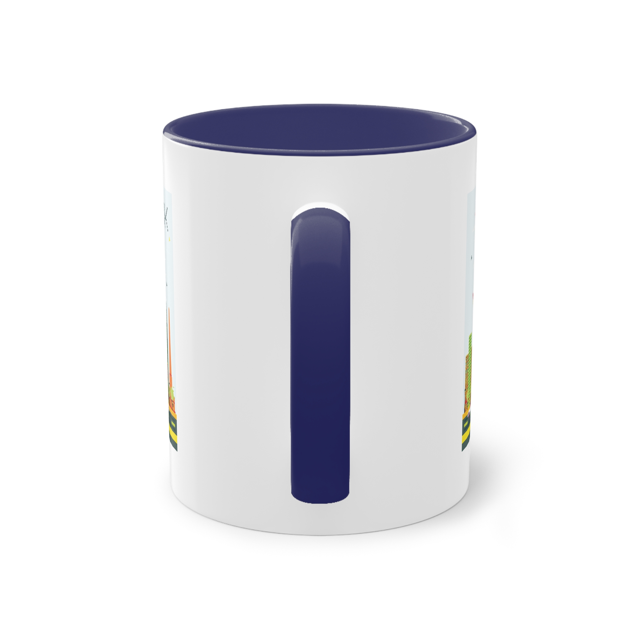 Bangkok Color Two Tone Coffee Mug 11oz - Image 42