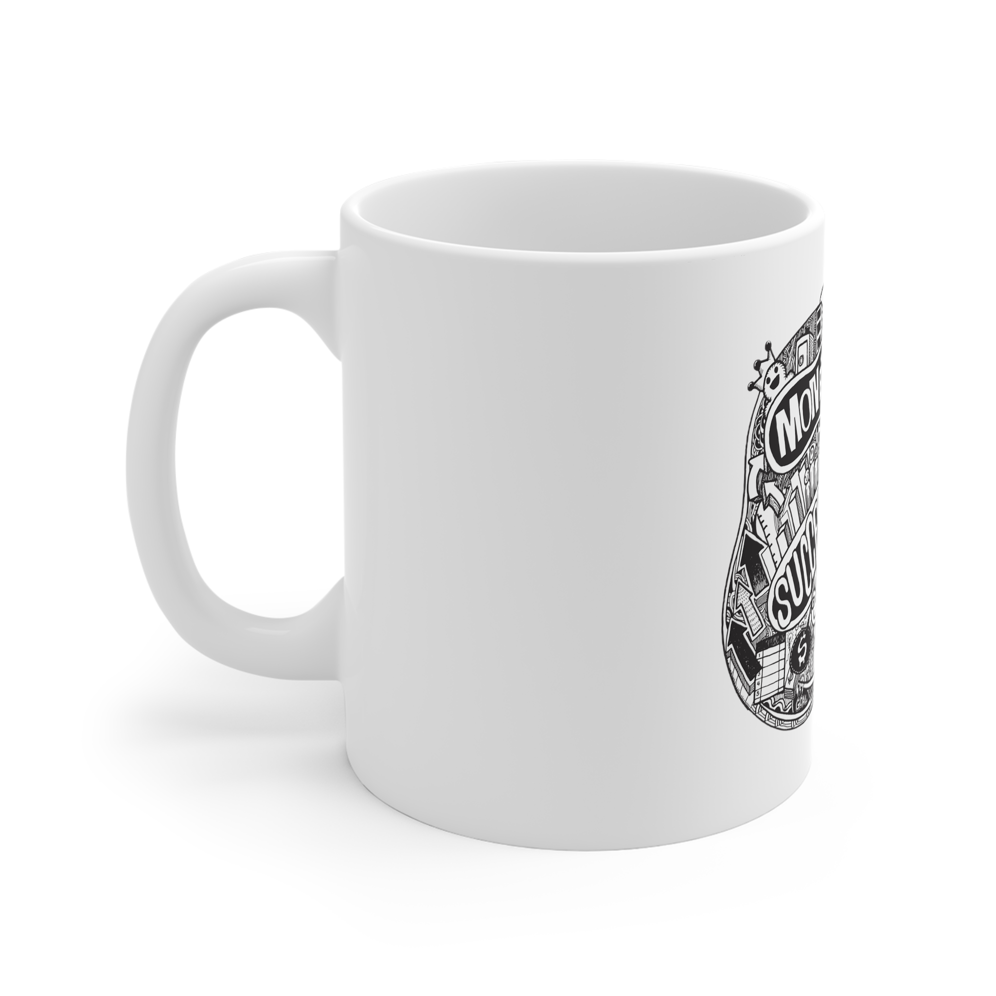 Money Success 11oz White Mug - Image 2