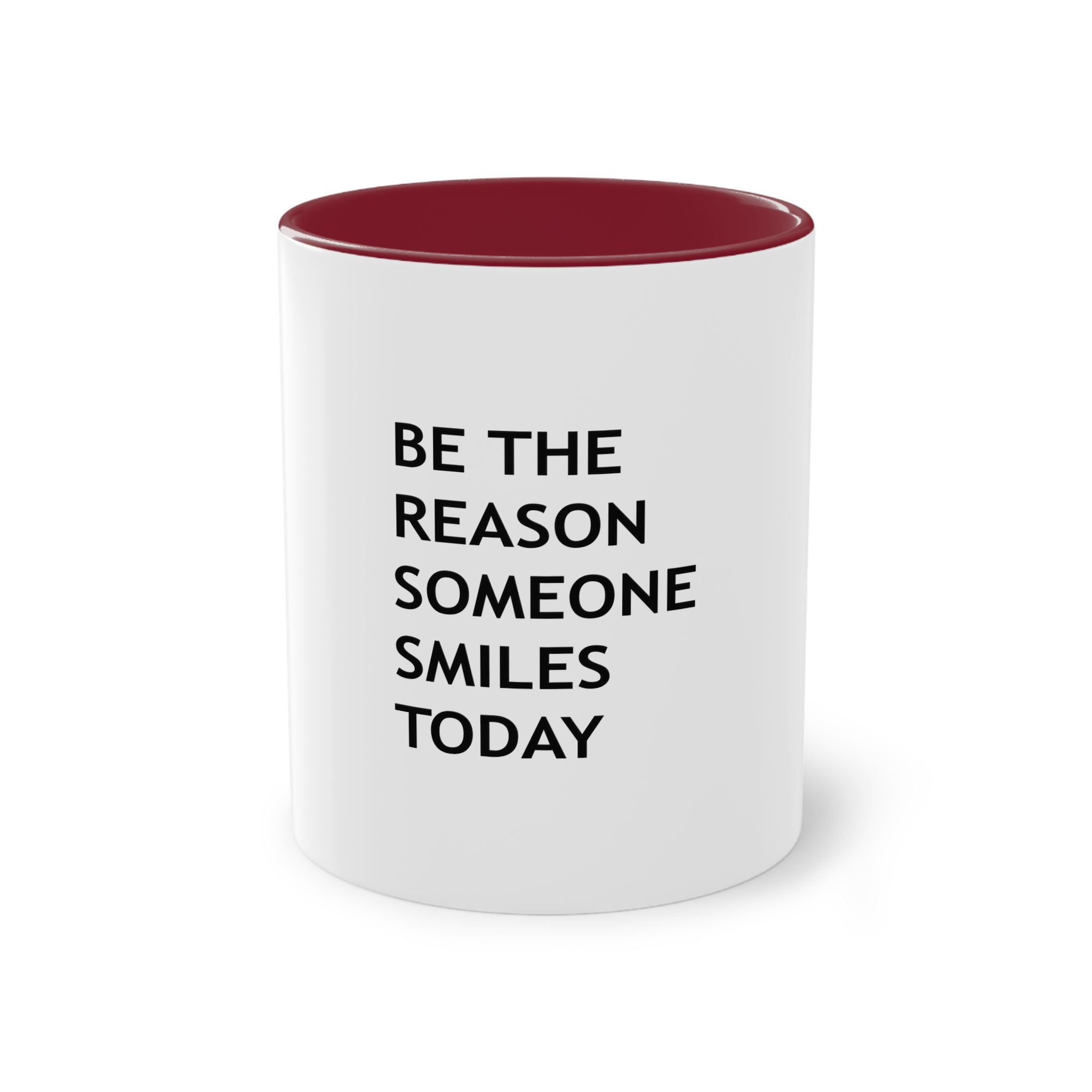 Be Reason Someone Smiles Today (1) Two Tone Coffee Mug 11oz - Image 5