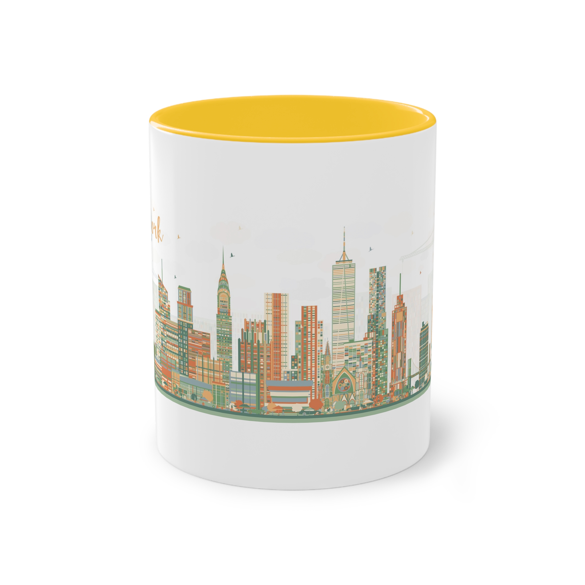 New York New Ver 1 Two Tone Coffee Mug 11oz - Image 17