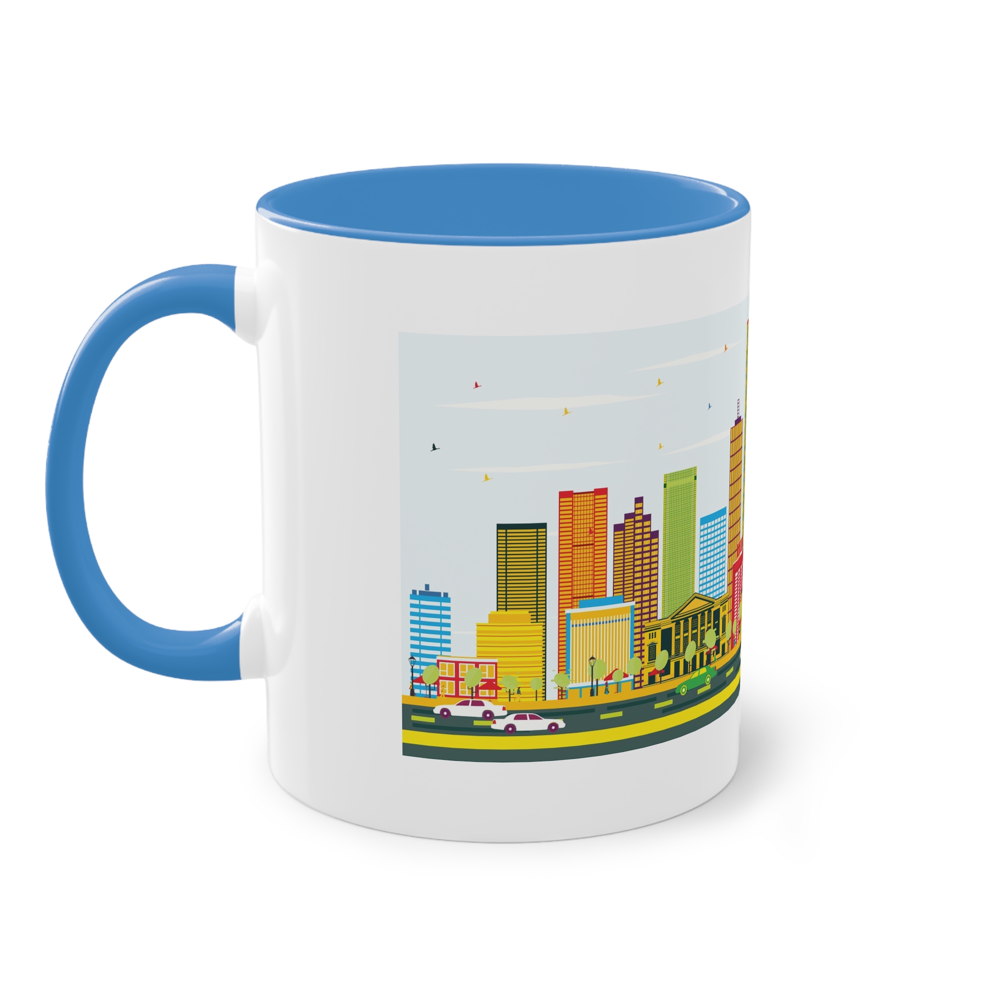 Dallas Color Two Tone Coffee Mug 11oz - Image 35