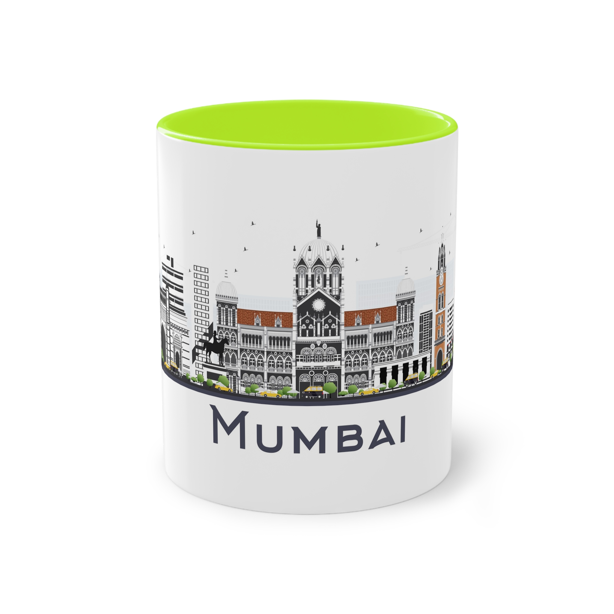 Mumbai Isolated Two Tone Coffee Mug 11oz - Image 25