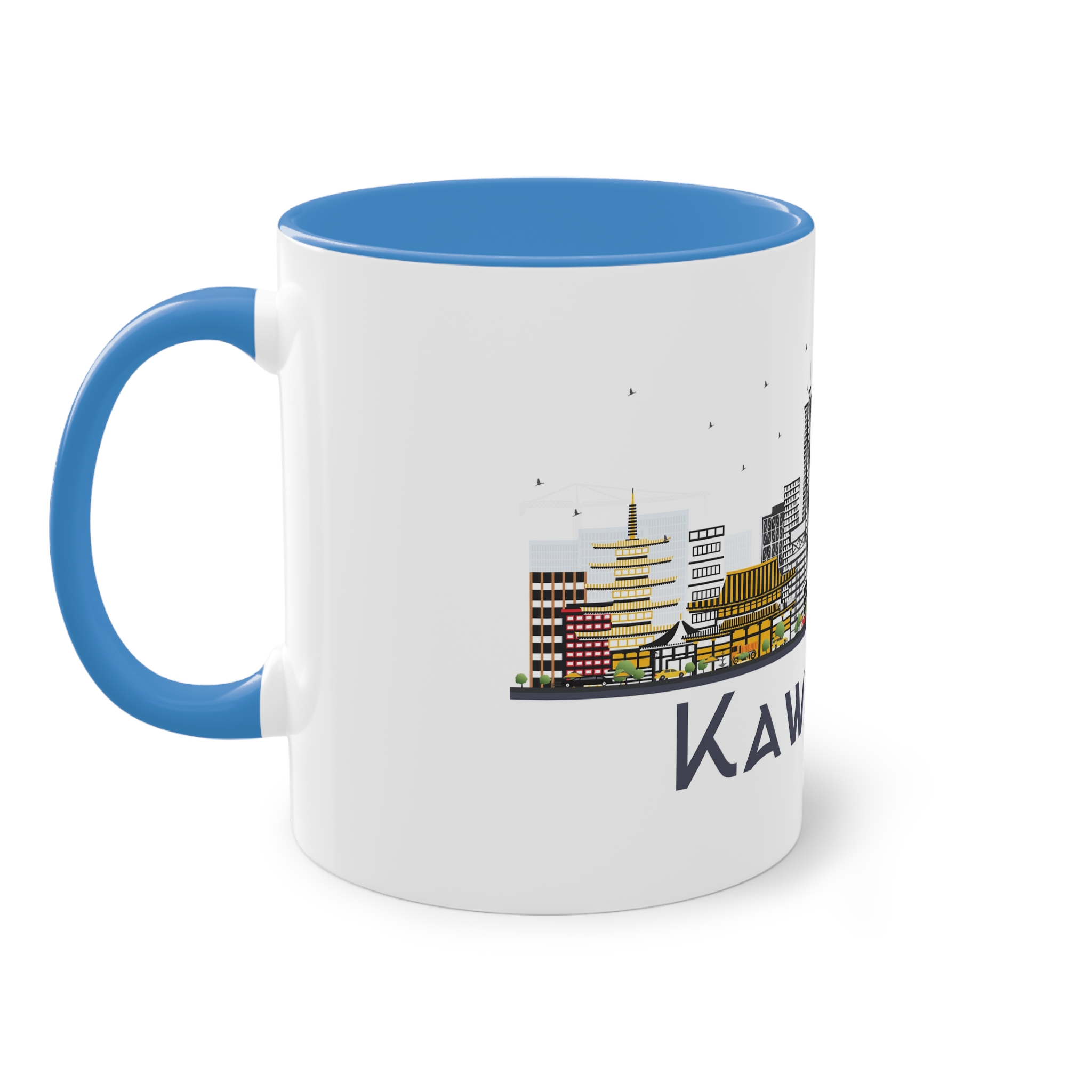 Kawasaki Isolated Two Tone Coffee Mug 11oz - Image 35
