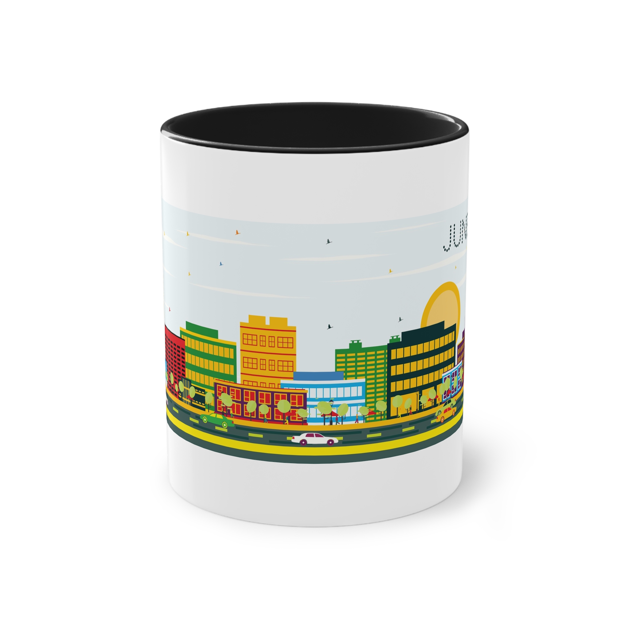 Juneau Color Two Tone Coffee Mug 11oz - Image 9