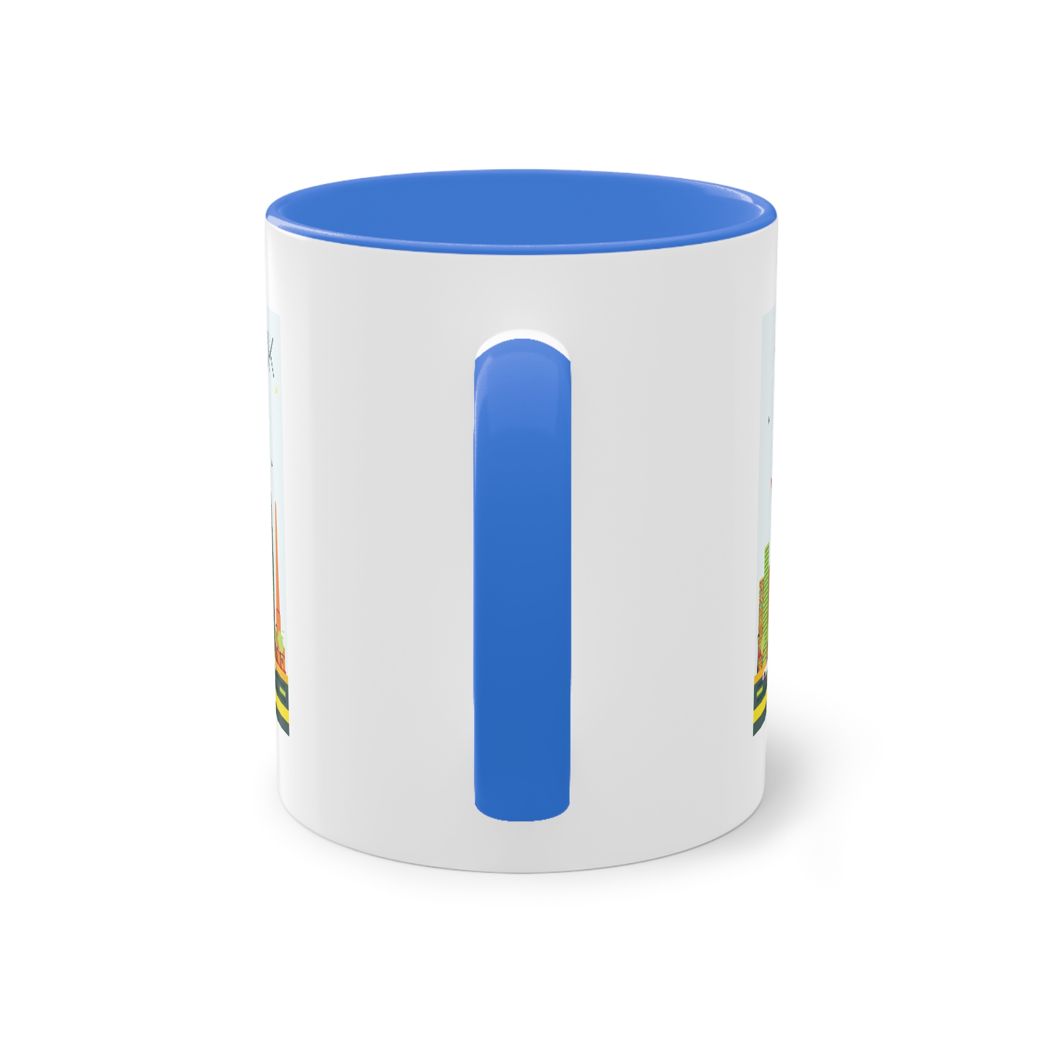 Bangkok Color Two Tone Coffee Mug 11oz - Image 38
