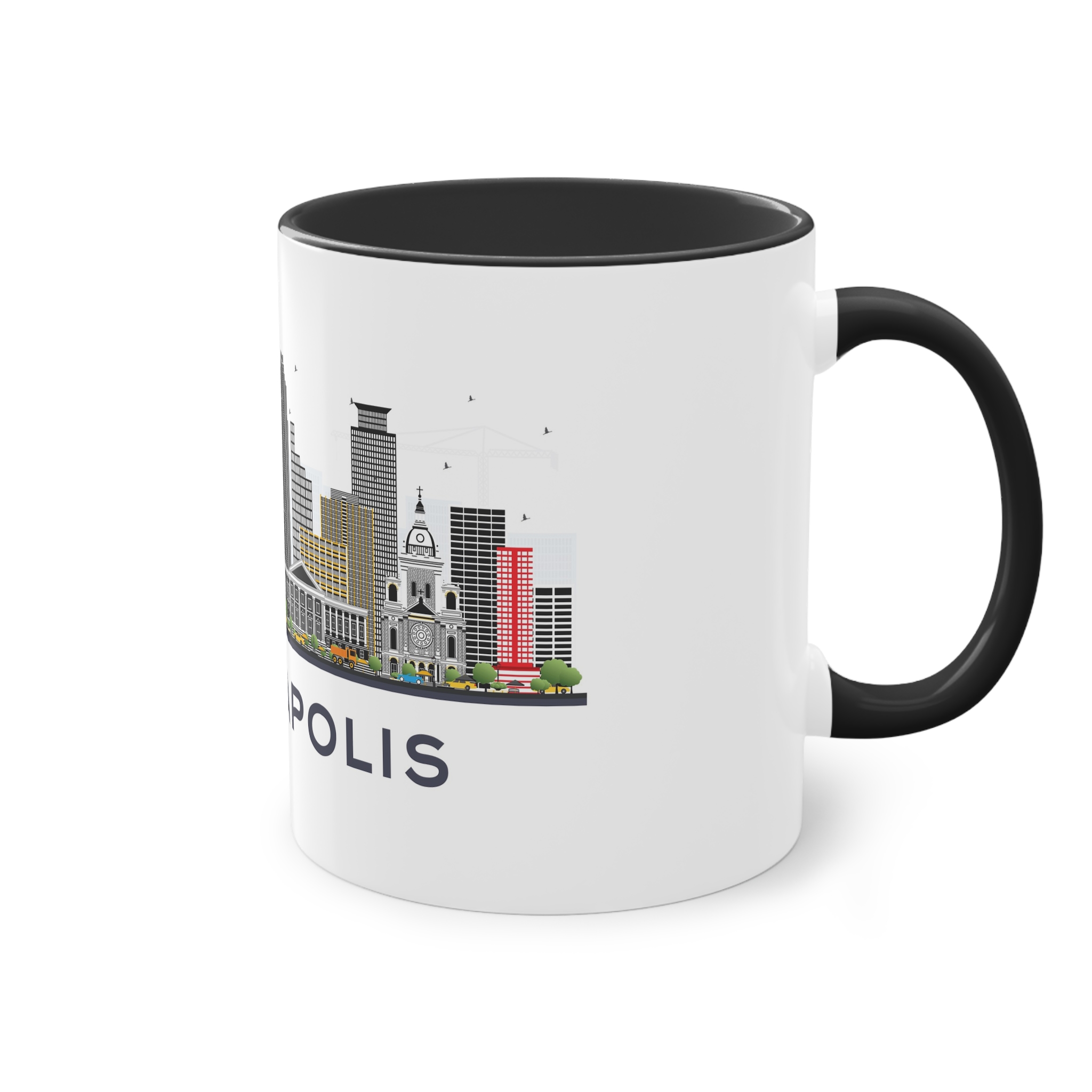 Minneapolis Isolated Two Tone Coffee Mug 11oz - Image 12
