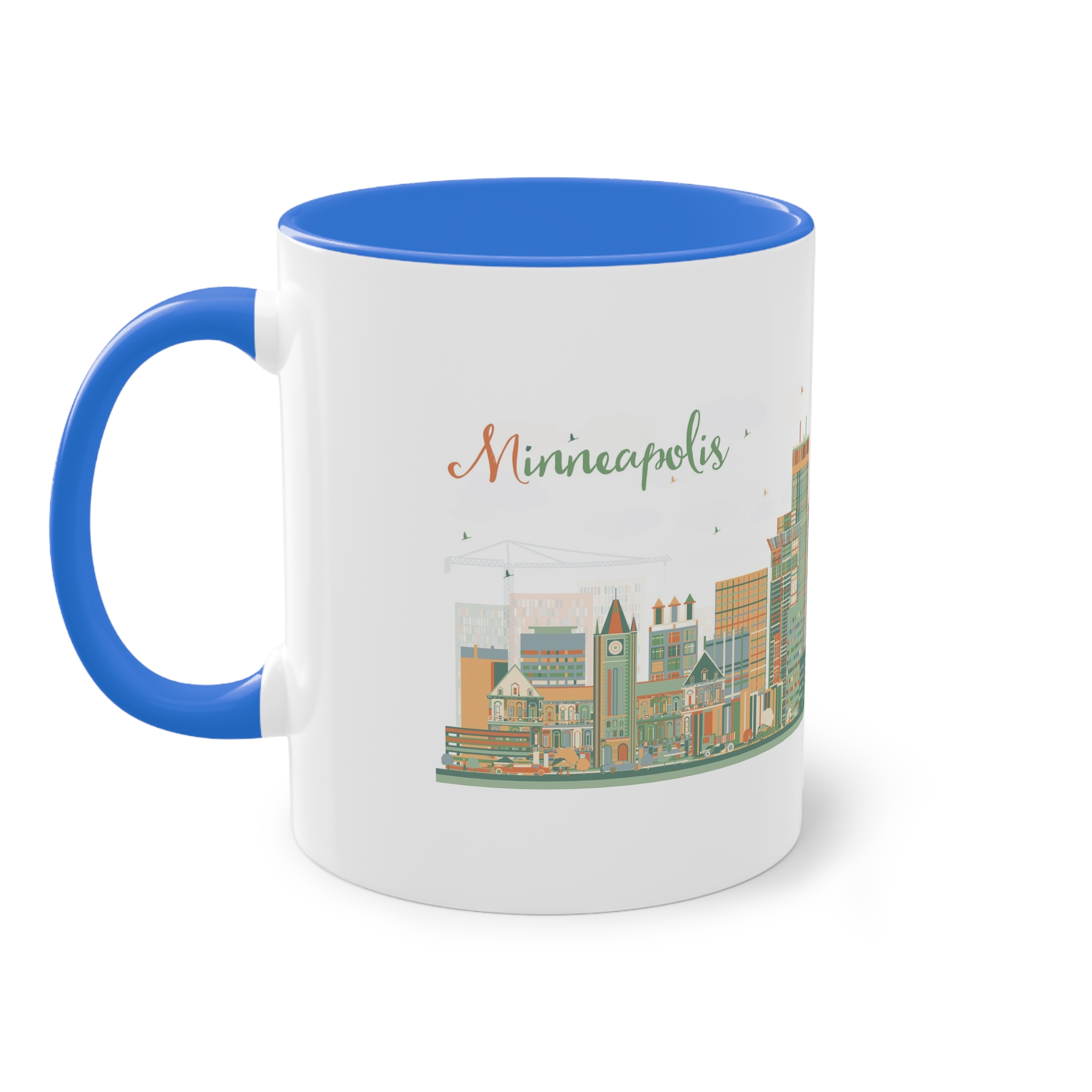 Minneapolis Ver 1 Two Tone Coffee Mug 11oz - Image 39