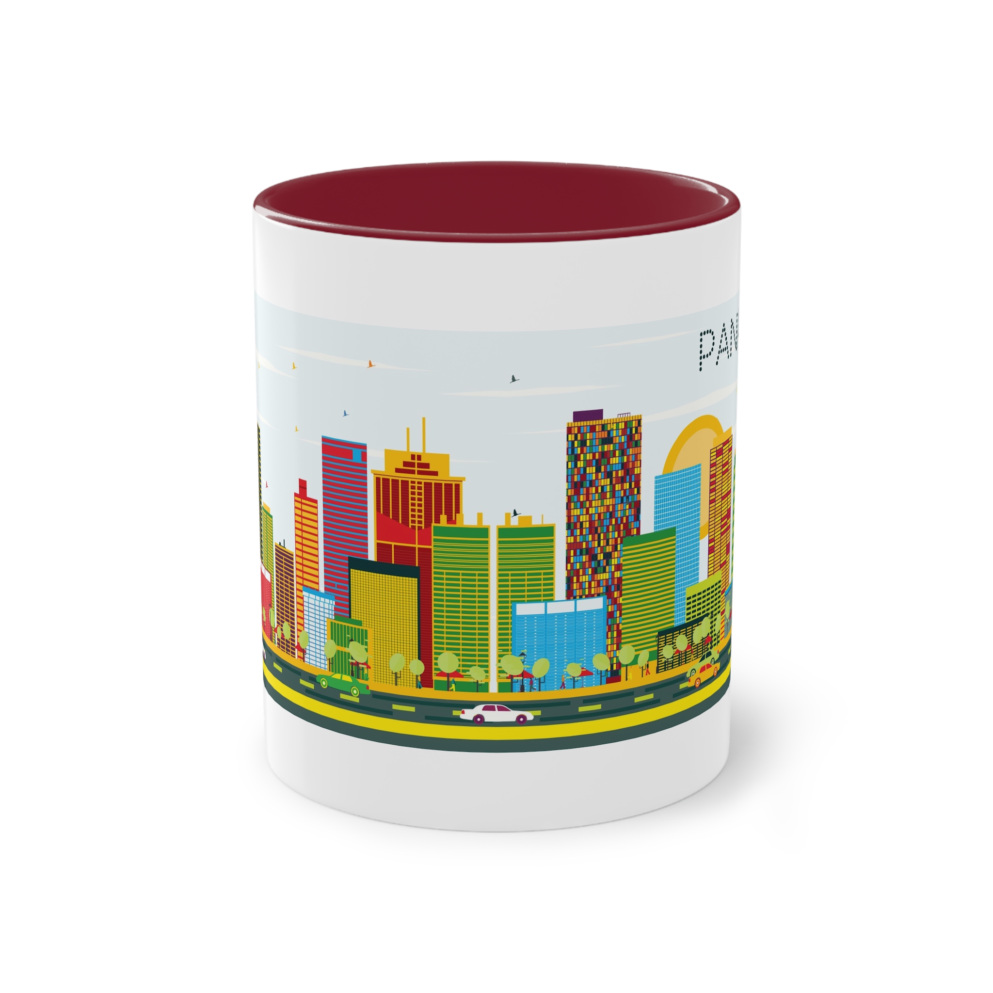 Panama Color Two Tone Coffee Mug 11oz - Image 5