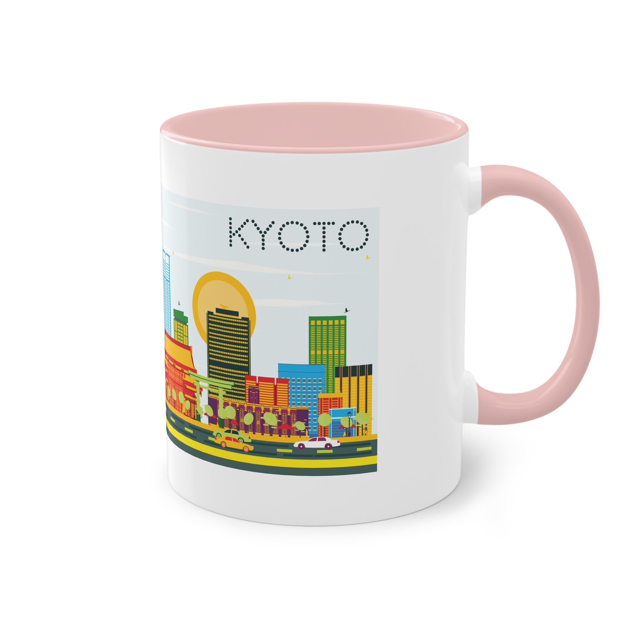 Kyoto Color Two Tone Coffee Mug 11oz - Image 48