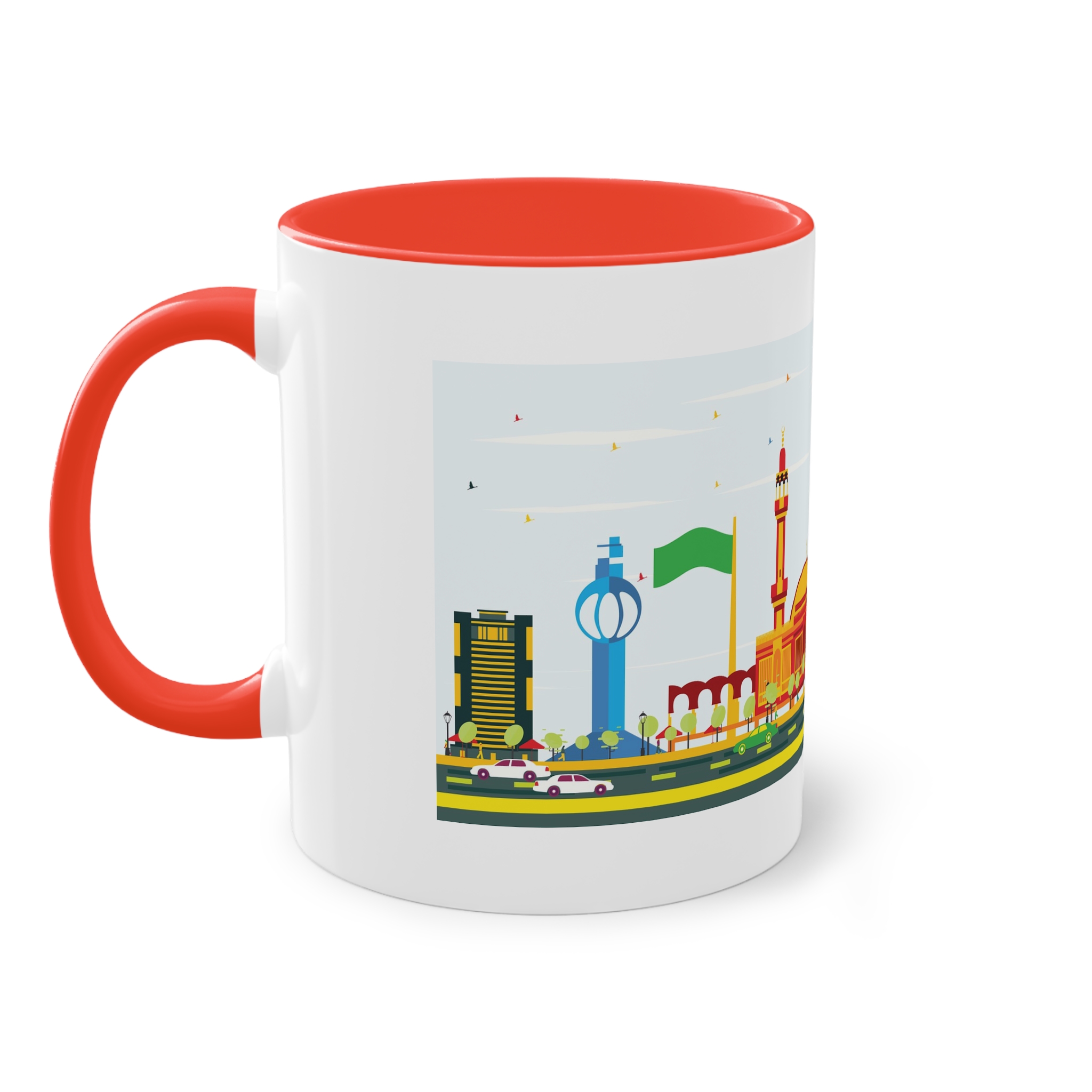Jeddah Color Two Tone Coffee Mug 11oz - Image 3