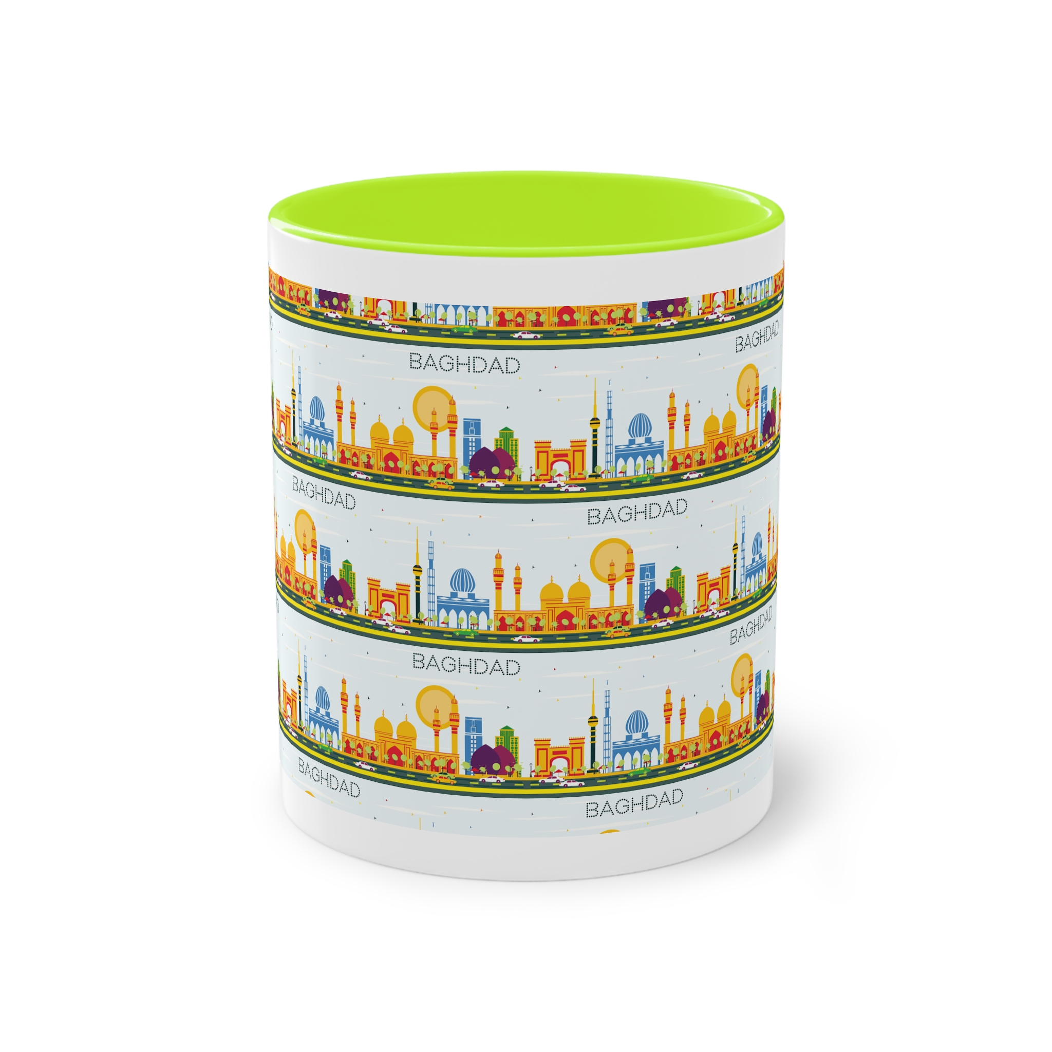 Baghdad Color Two Tone Coffee Mug 11oz - Image 25