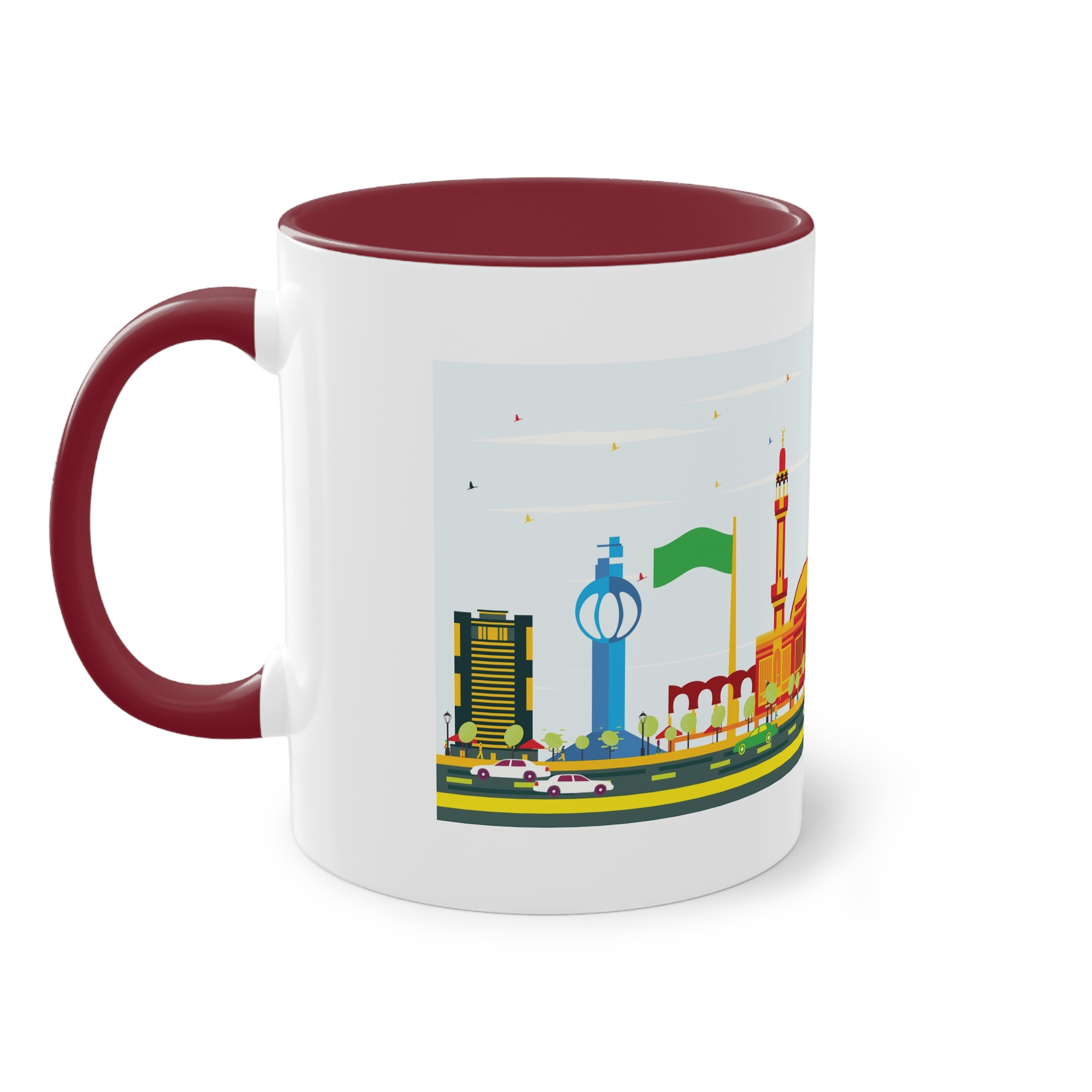 Jeddah Color Two Tone Coffee Mug 11oz - Image 7