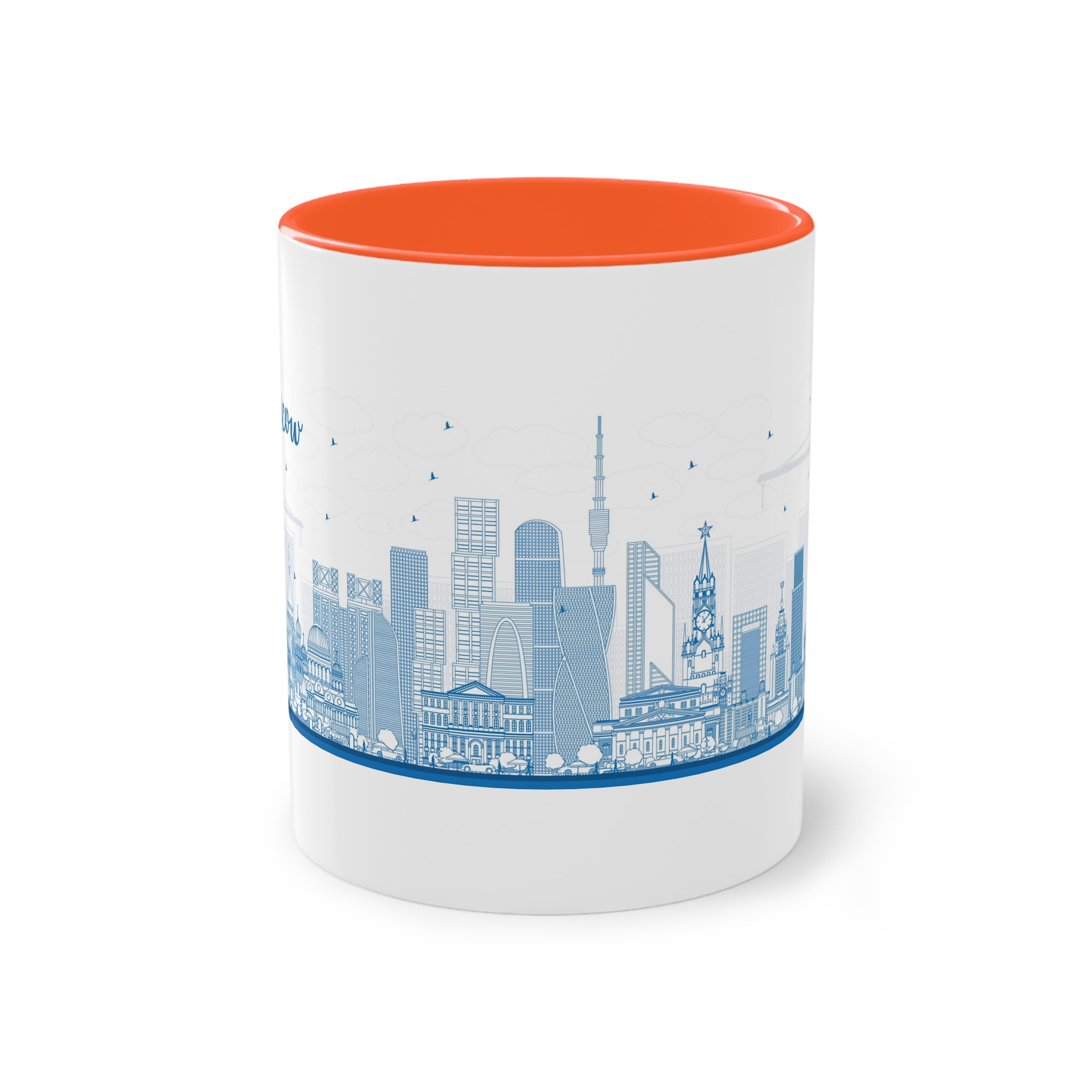 Moscow New Outline Two Tone Coffee Mug 11oz - Image 13