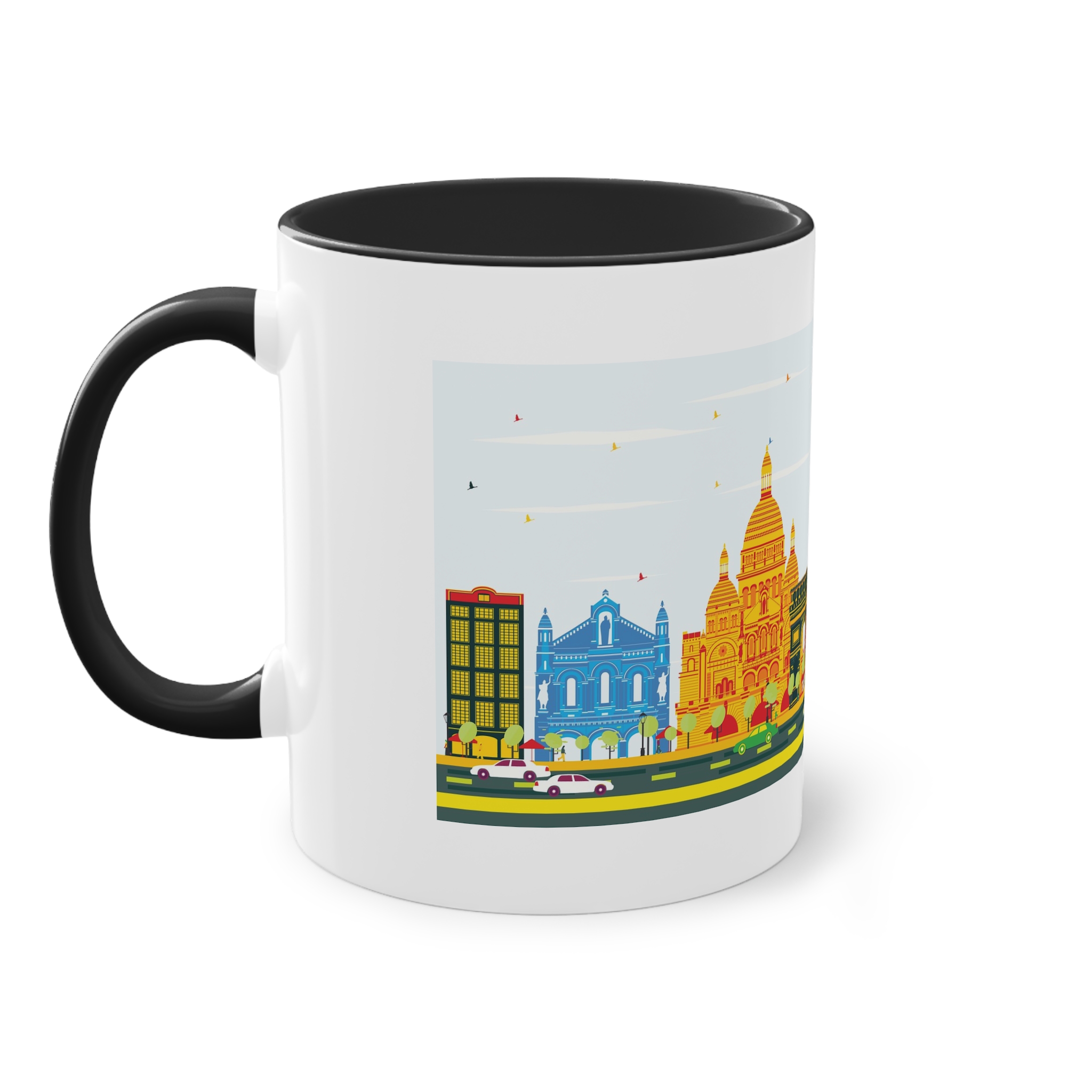 Paris Color Two Tone Coffee Mug 11oz - Image 11