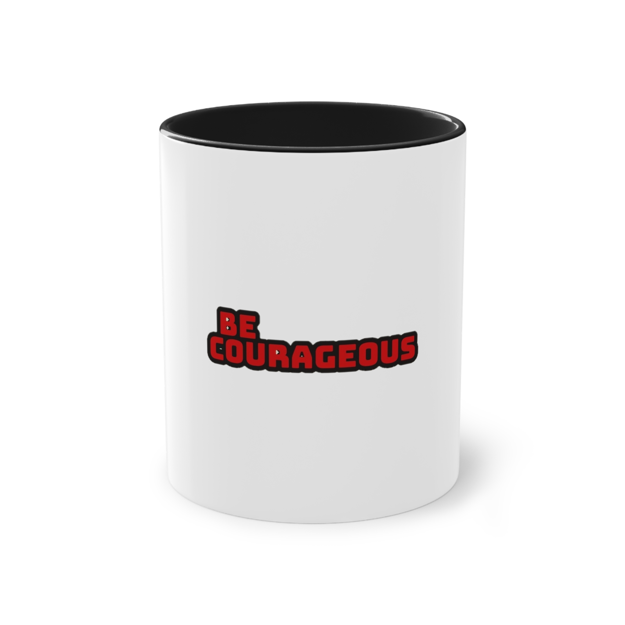 Be Courageous Two Tone Coffee Mug 11oz - Image 9
