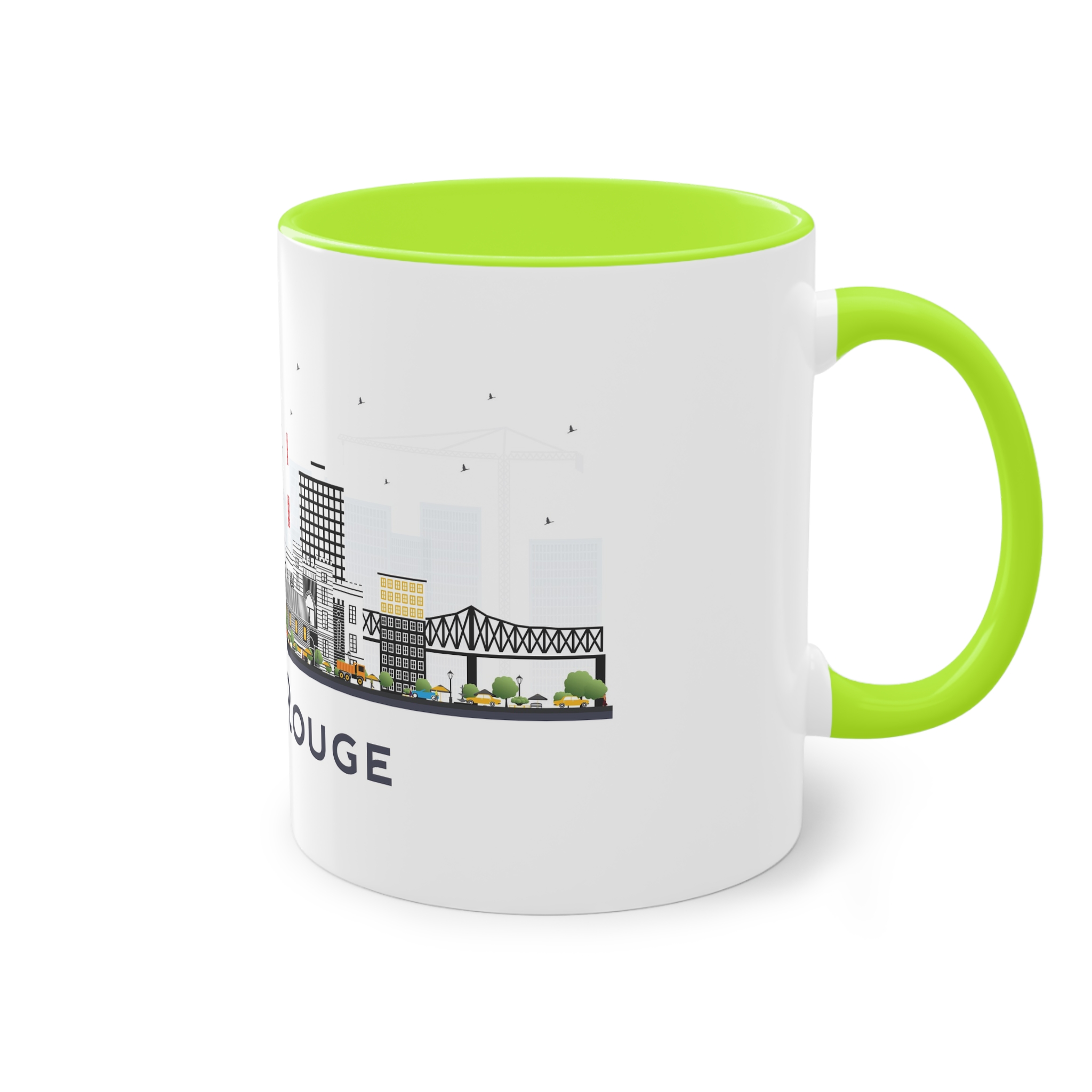Baton Rouge Isolated Two Tone Coffee Mug 11oz - Image 28