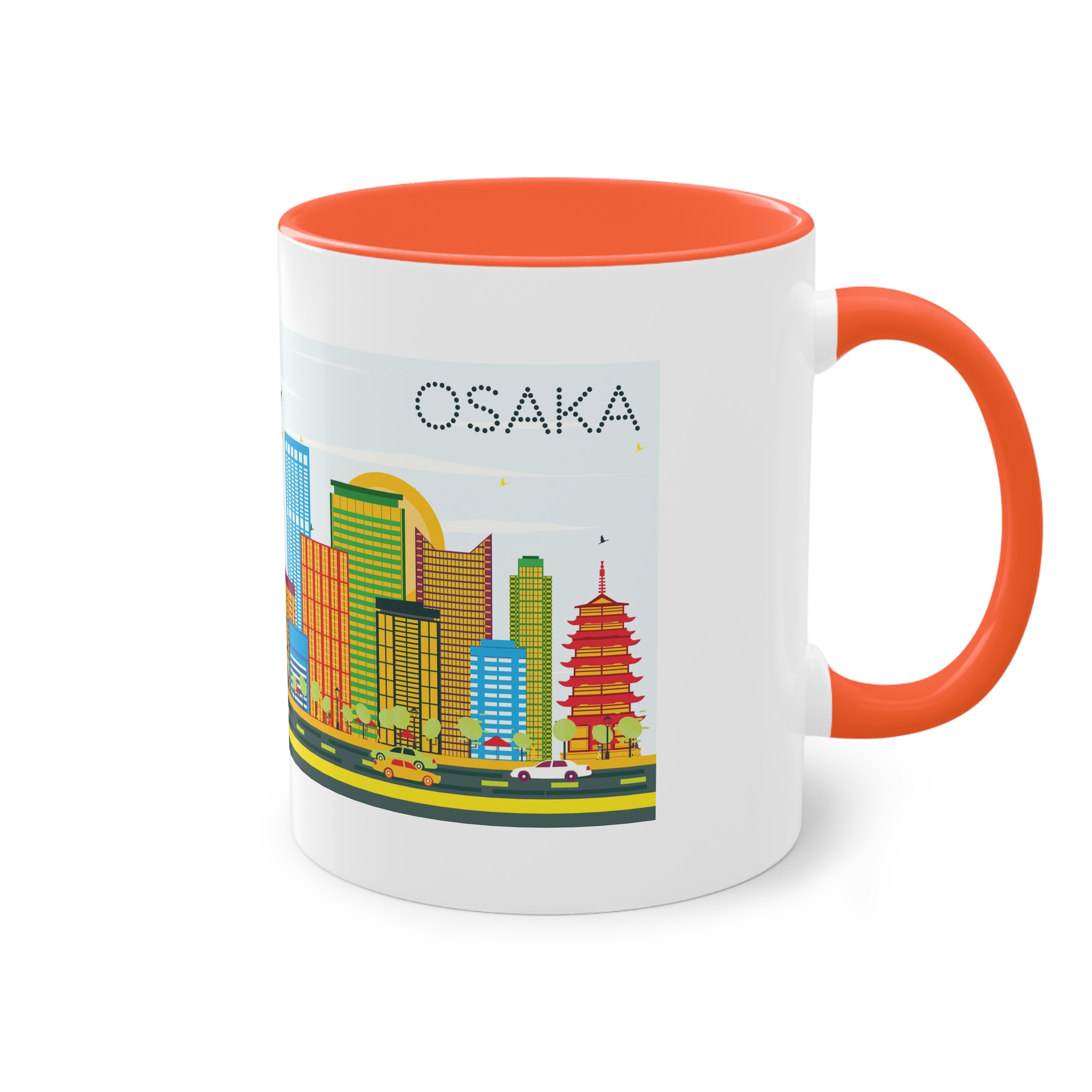 Osaka Color Two Tone Coffee Mug 11oz - Image 16