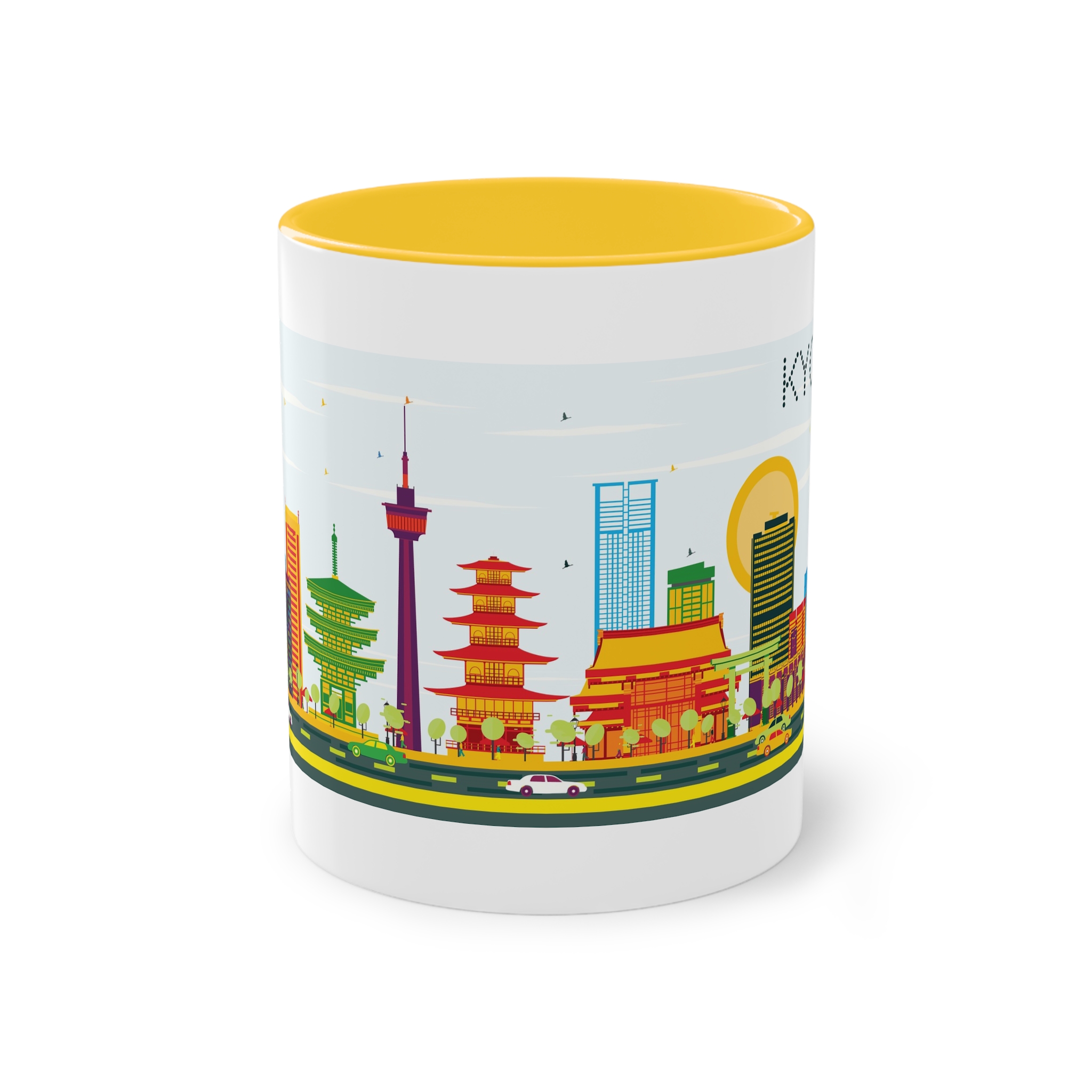 Kyoto Color Two Tone Coffee Mug 11oz - Image 17