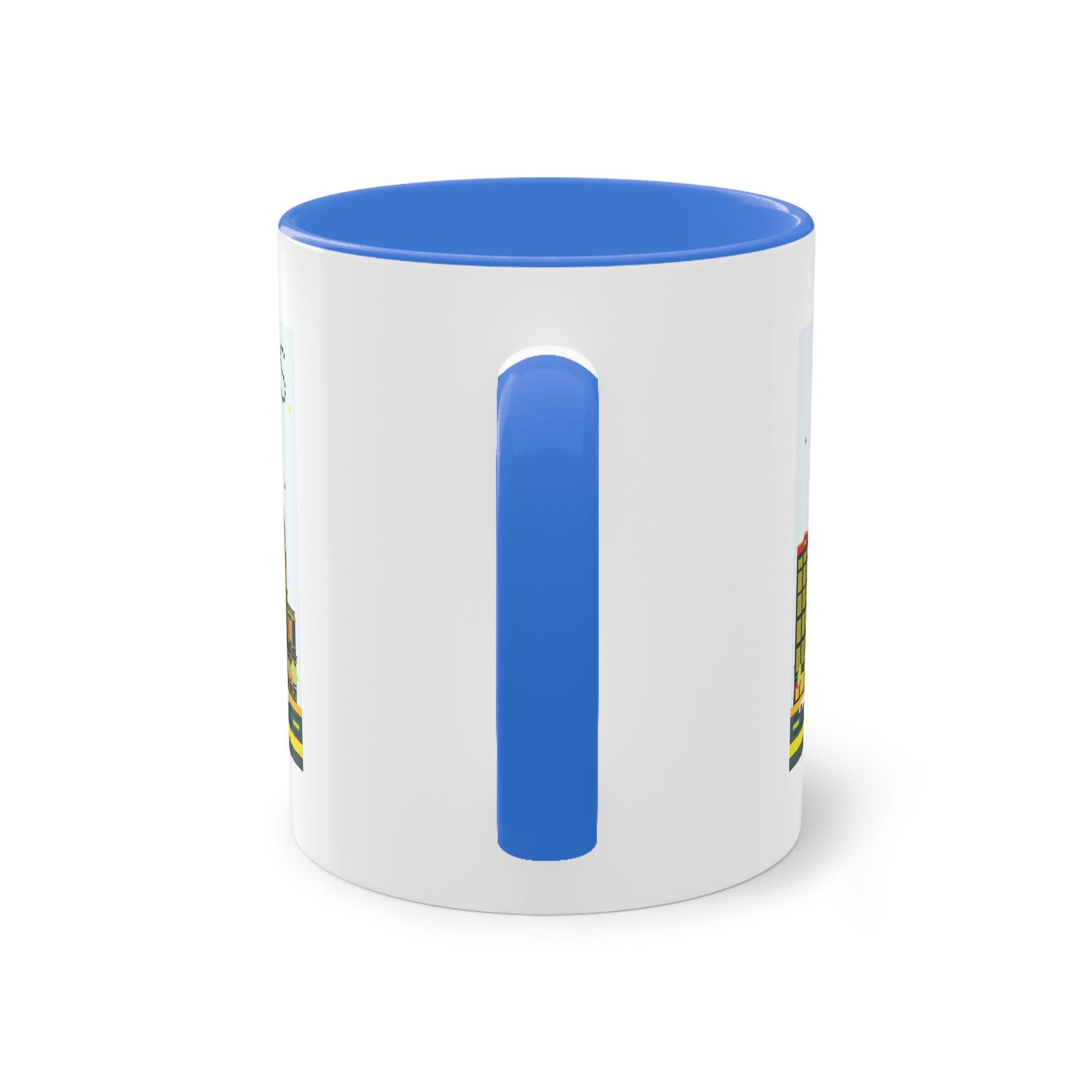 Paris Color Two Tone Coffee Mug 11oz - Image 38
