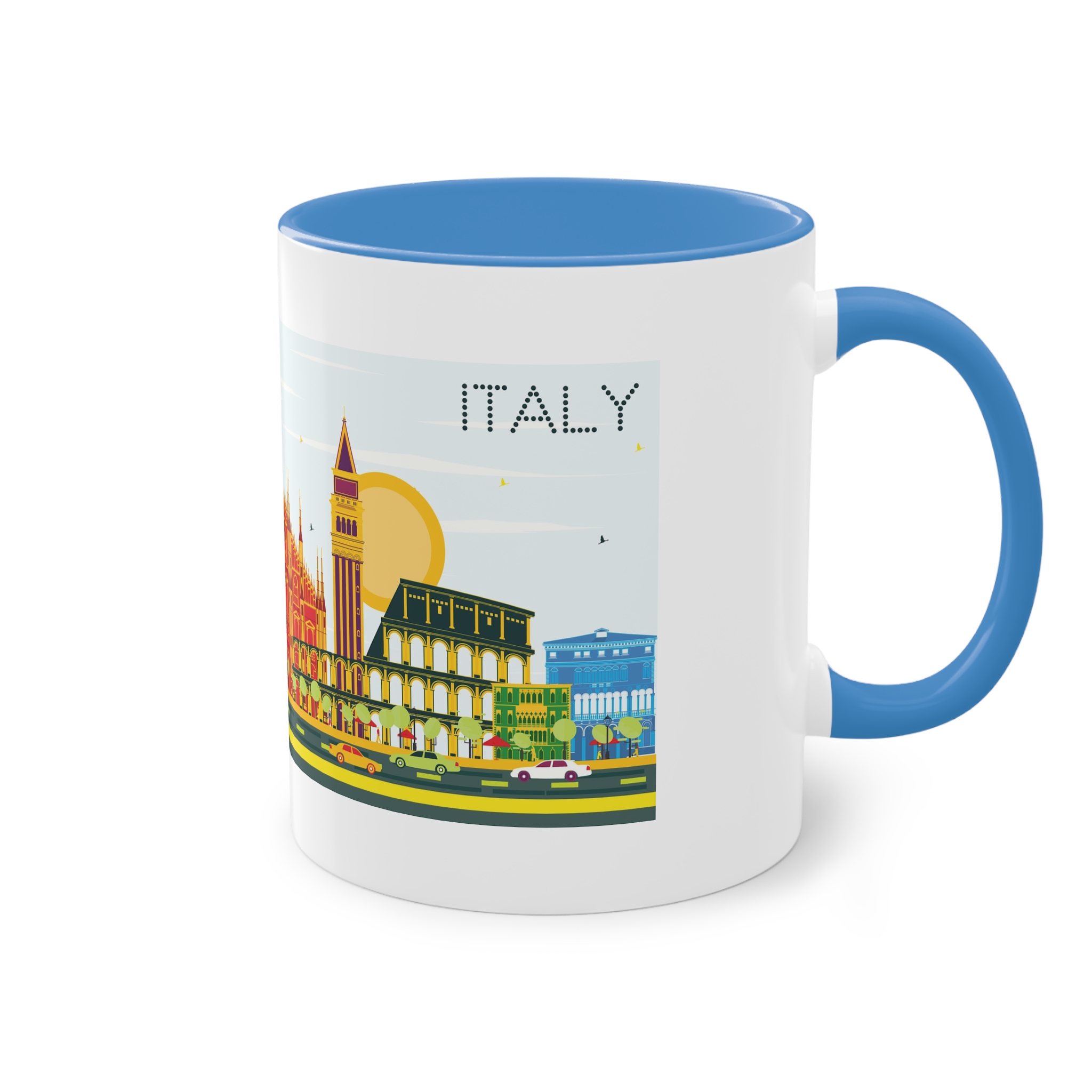 Italy Color Two Tone Coffee Mug 11oz - Image 36