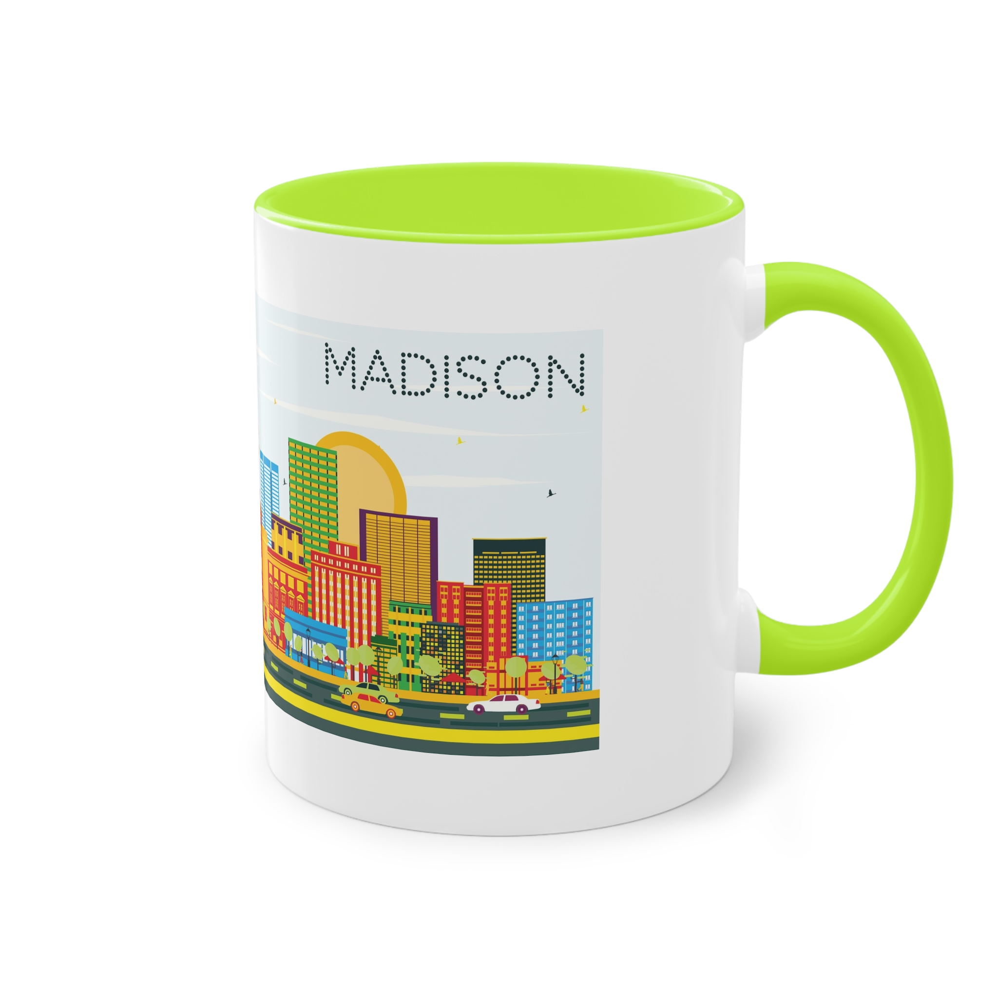 Madison Color Two Tone Coffee Mug 11oz - Image 28