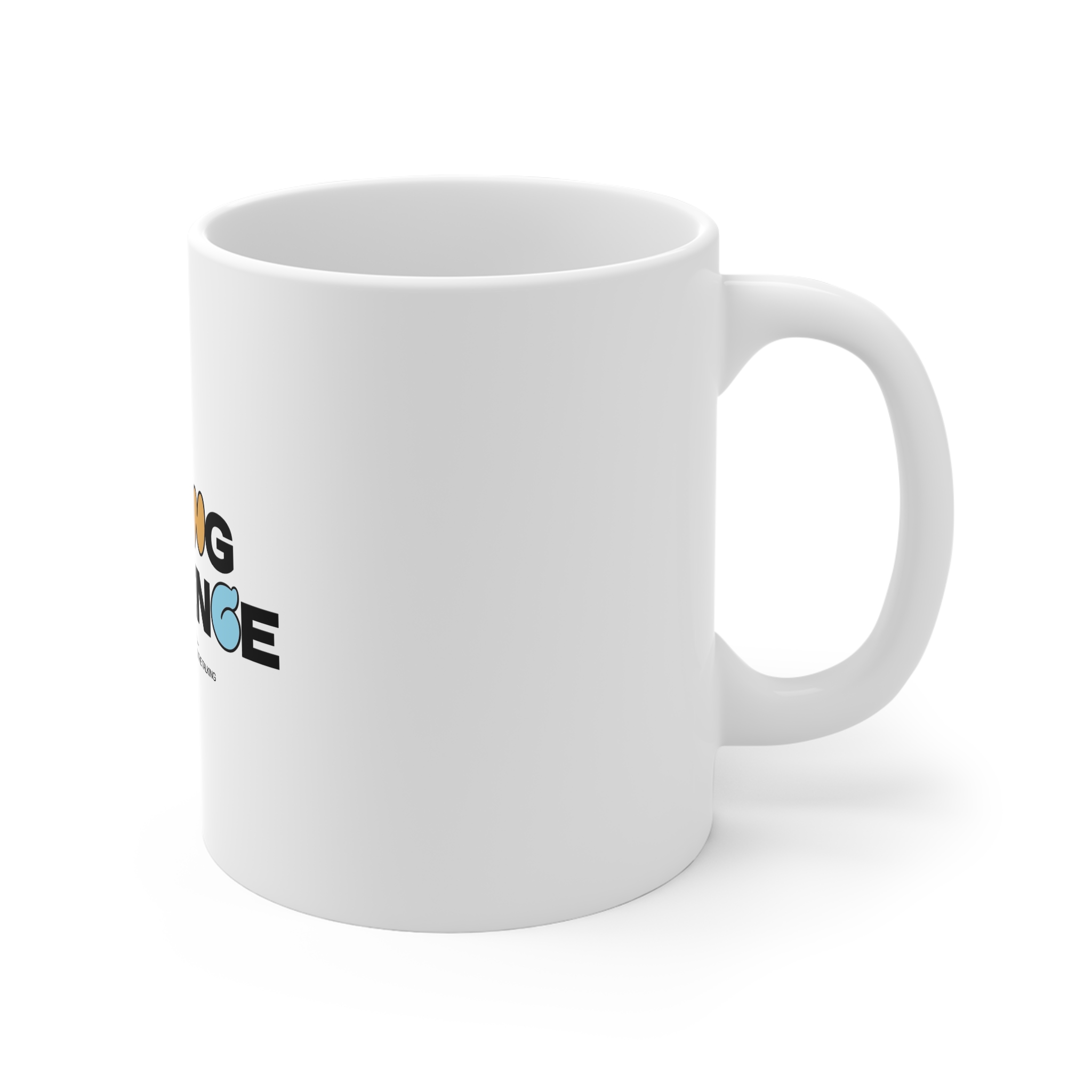 Moving Silence Aura First Creative Streetwear Concept Vector Graphic Design 11oz White Mug - Image 3