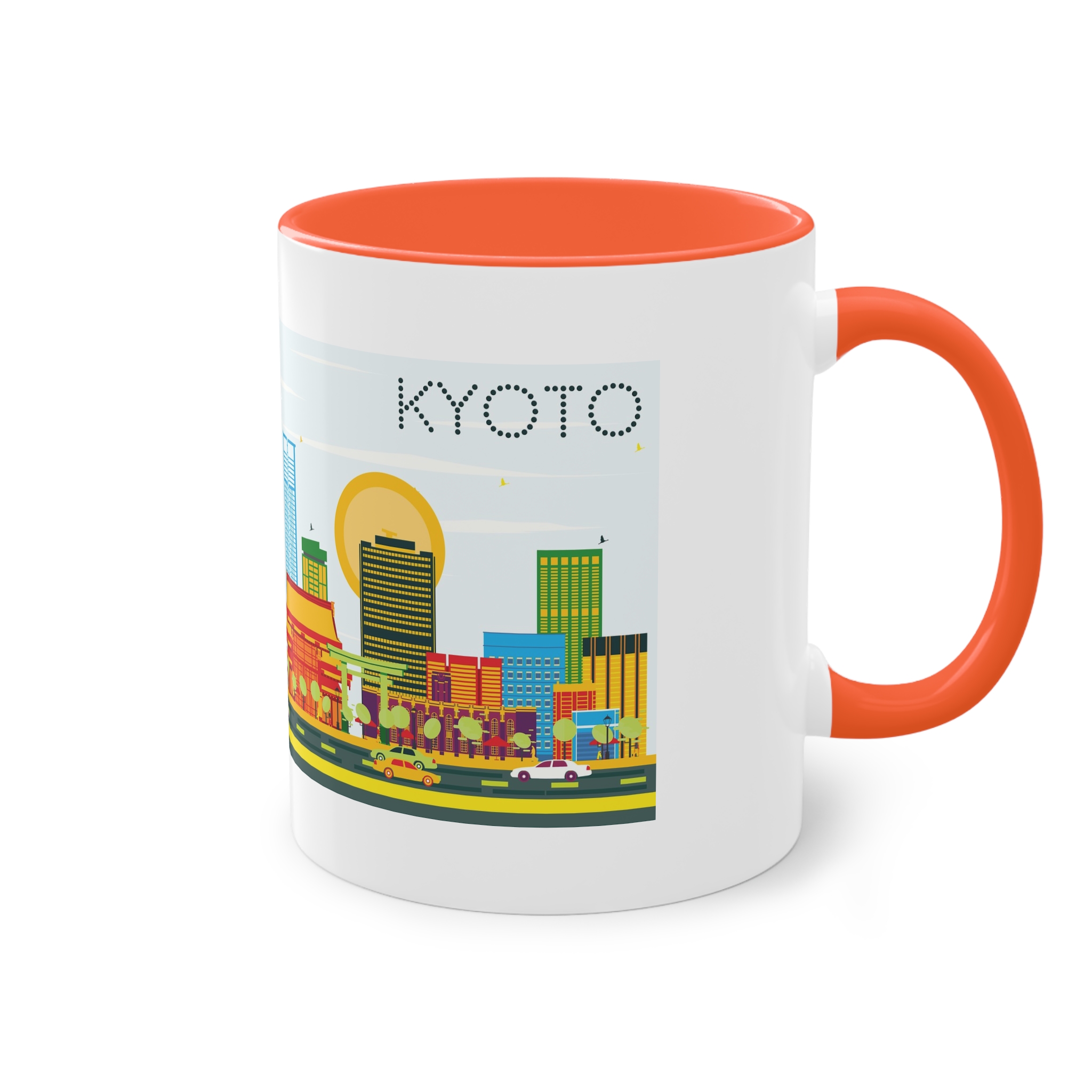 Kyoto Color Two Tone Coffee Mug 11oz - Image 16