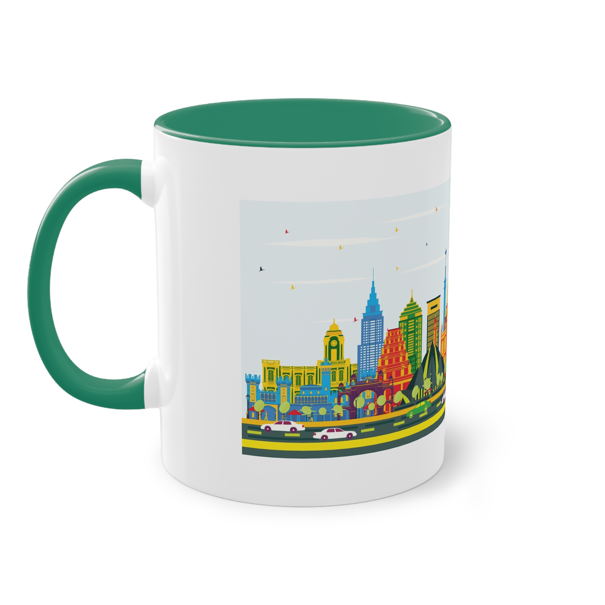 India Color Two Tone Coffee Mug 11oz - Image 31
