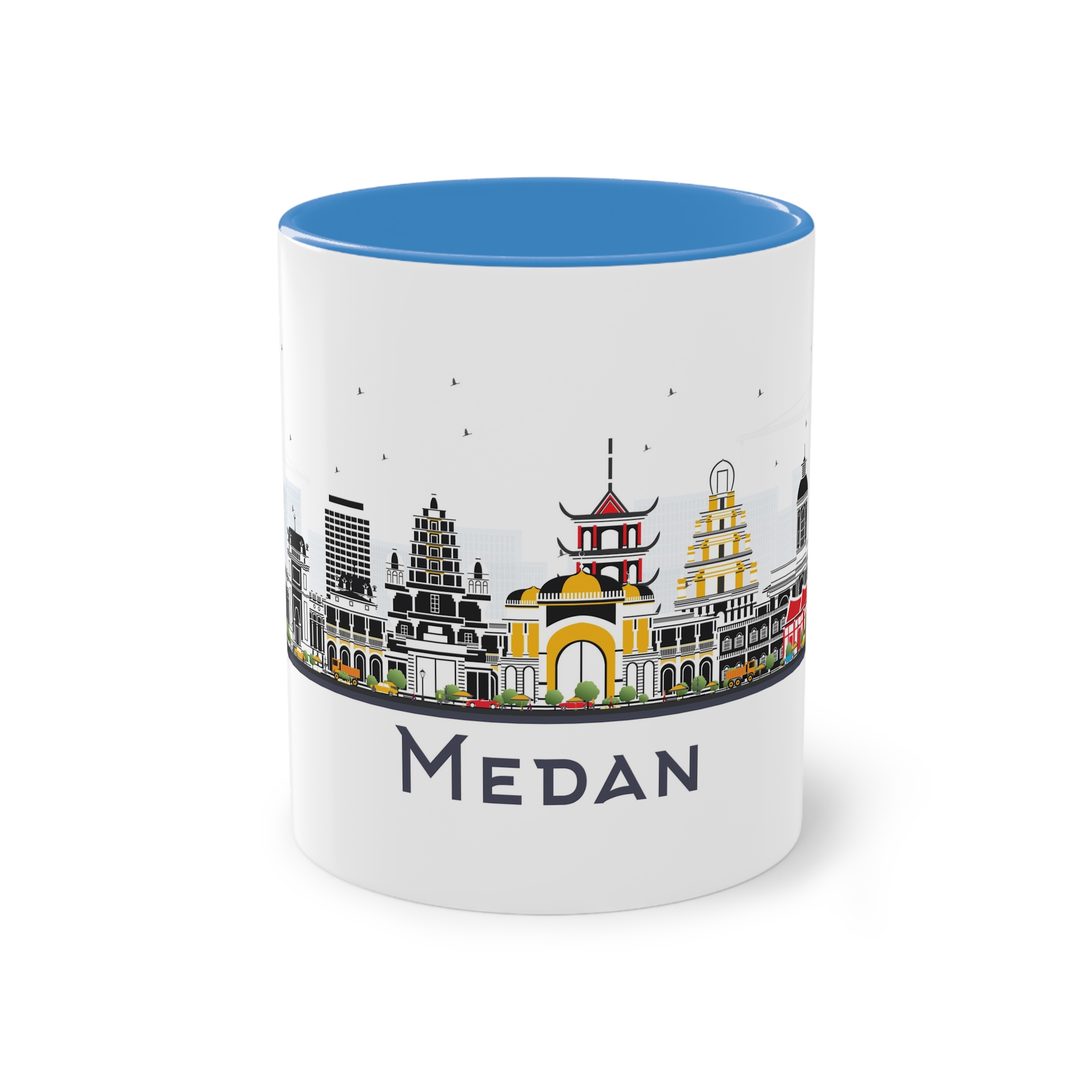 Medan Isolated Two Tone Coffee Mug 11oz - Image 33