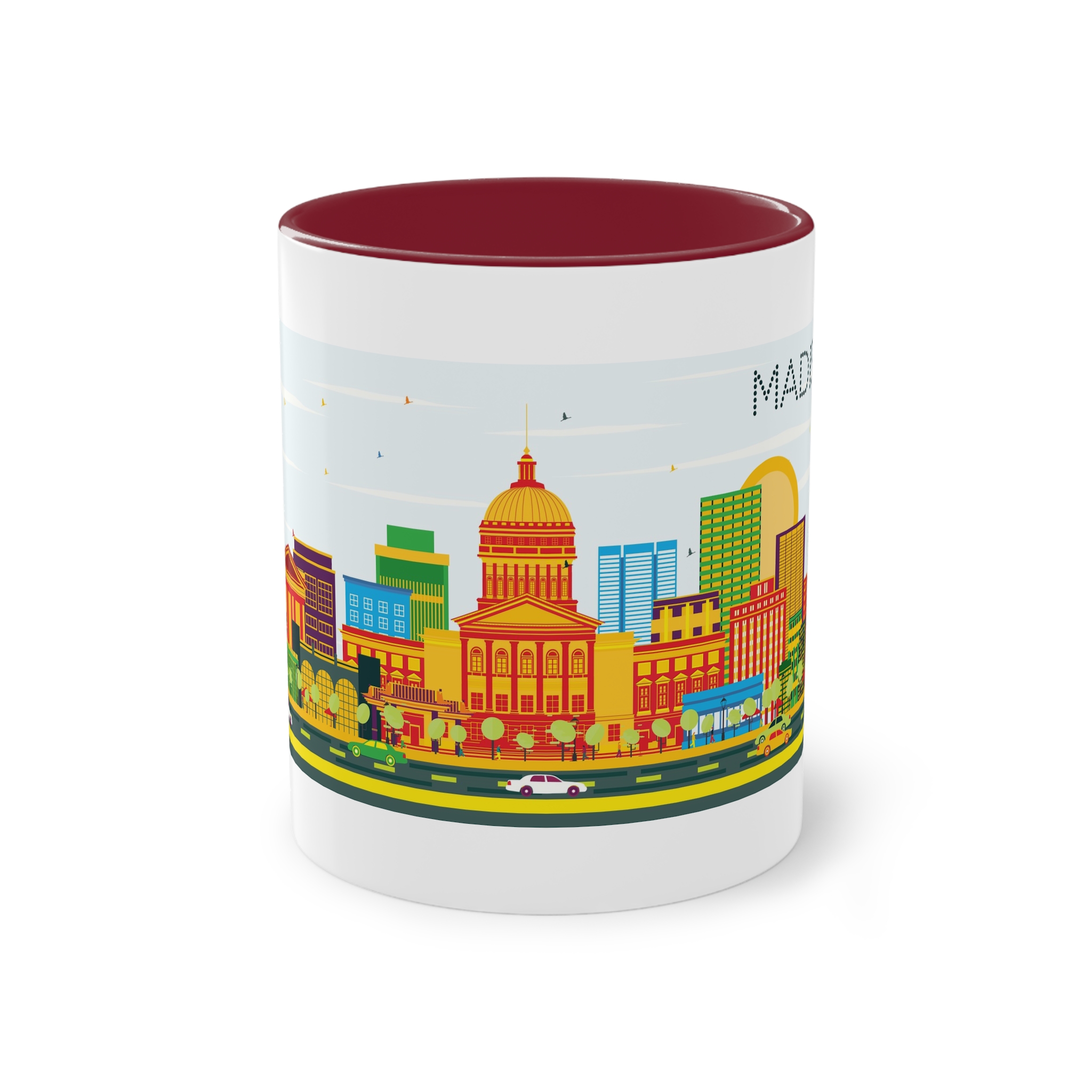 Madison Color Two Tone Coffee Mug 11oz - Image 5