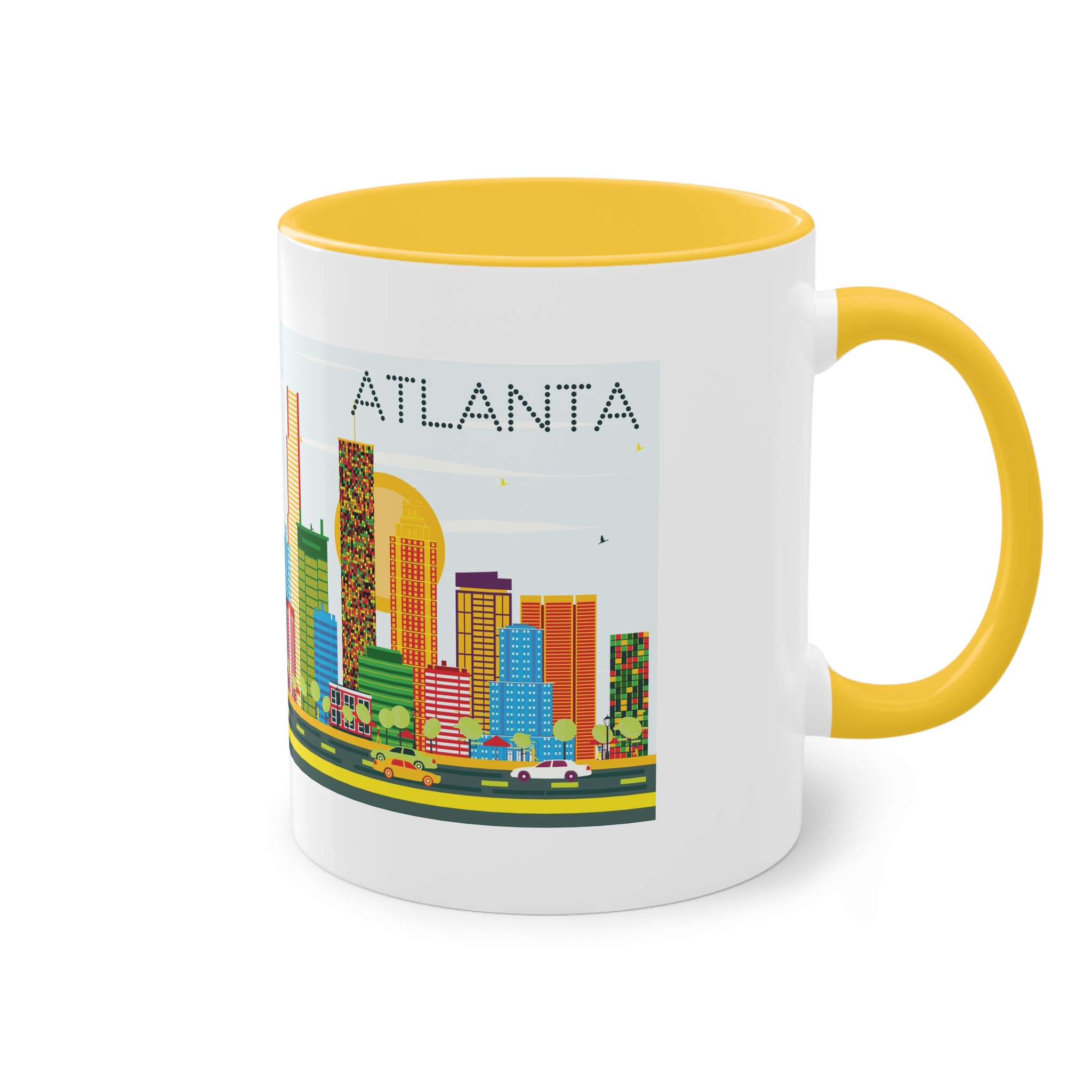 Atlanta Color Two Tone Coffee Mug 11oz - Image 20