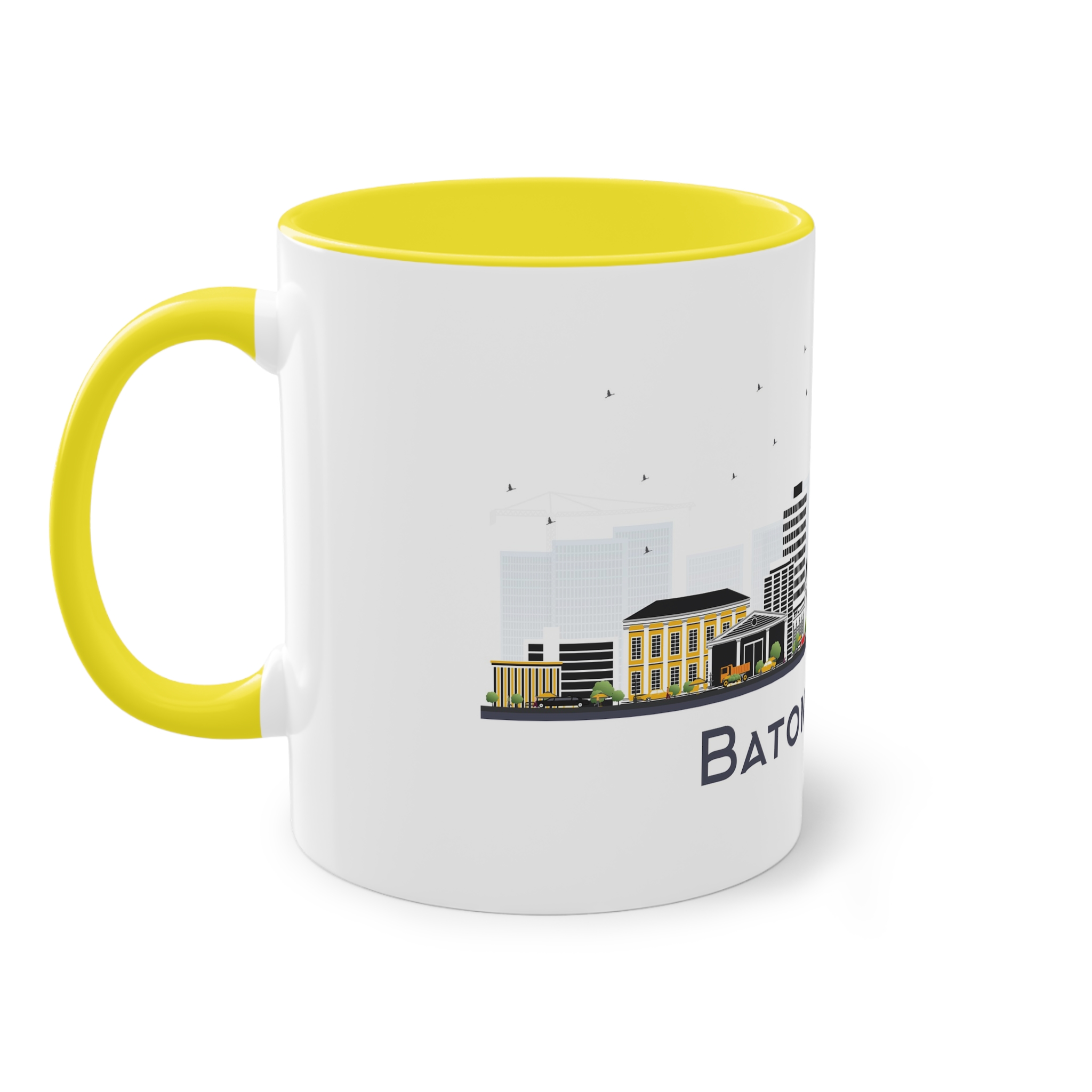 Baton Rouge Isolated Two Tone Coffee Mug 11oz - Image 23
