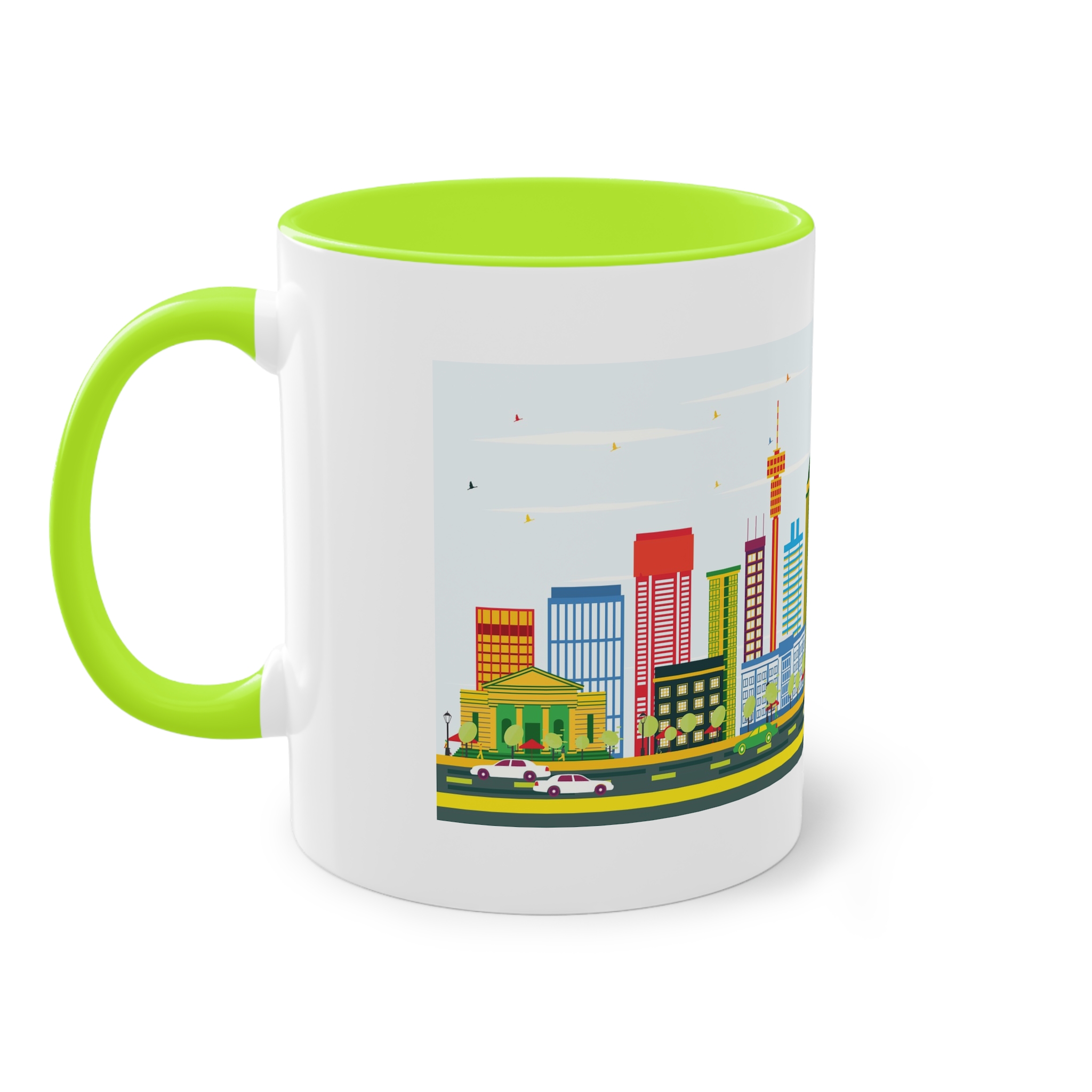 Johannesburg Color Two Tone Coffee Mug 11oz - Image 27