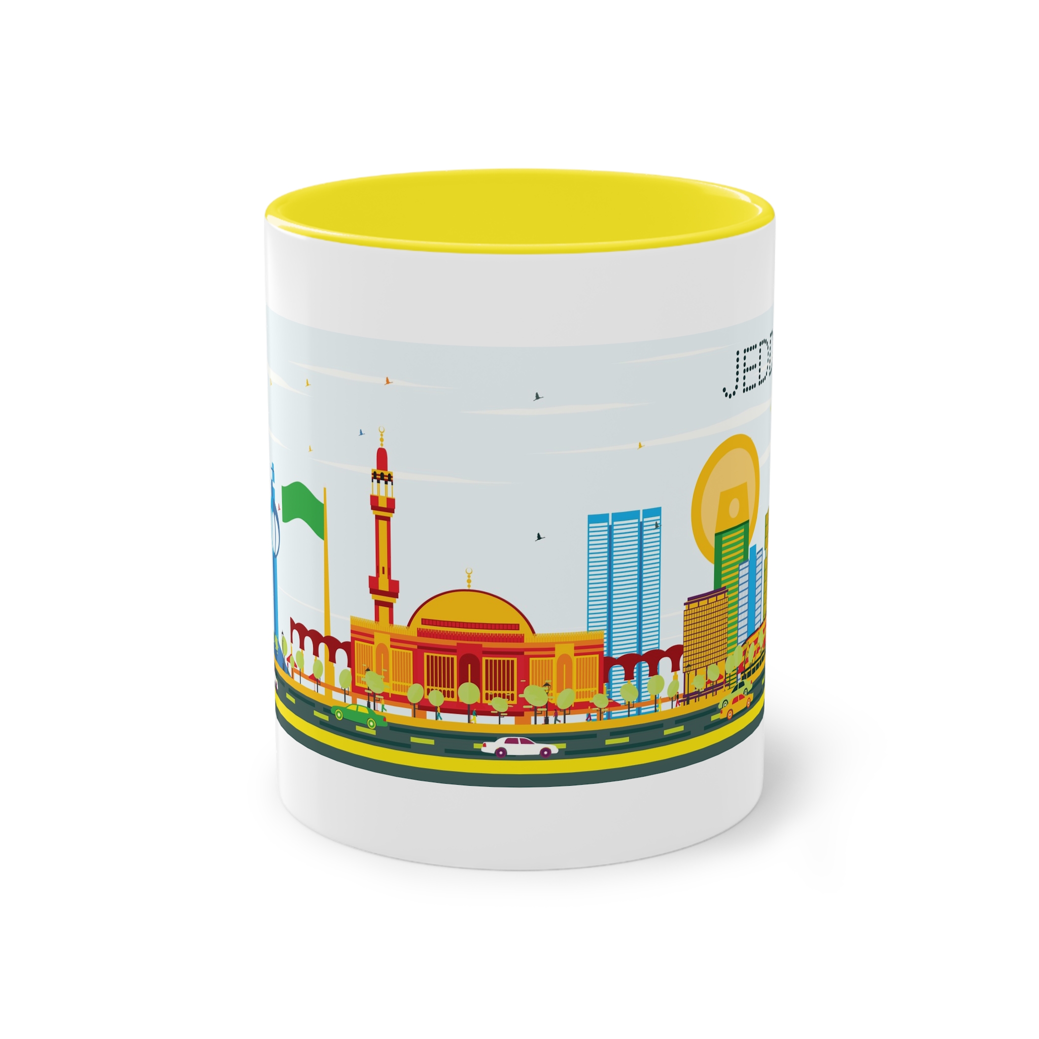 Jeddah Color Two Tone Coffee Mug 11oz - Image 21