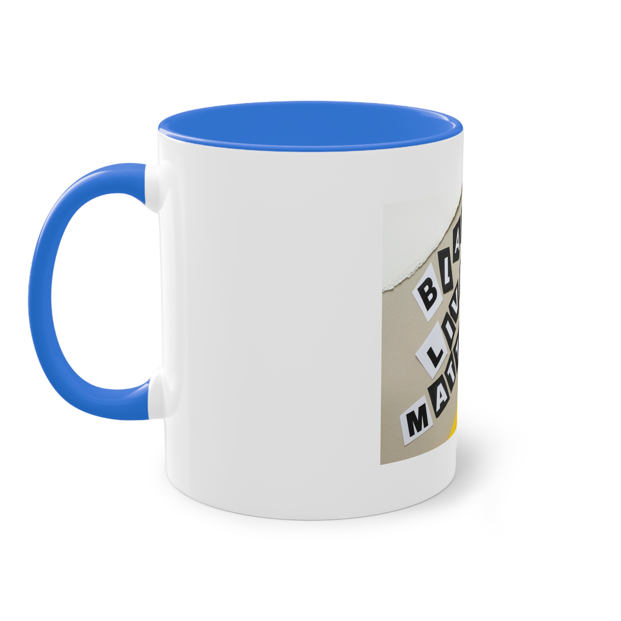 Black Lives Matter Collage Two Tone Coffee Mug 11oz - Image 39