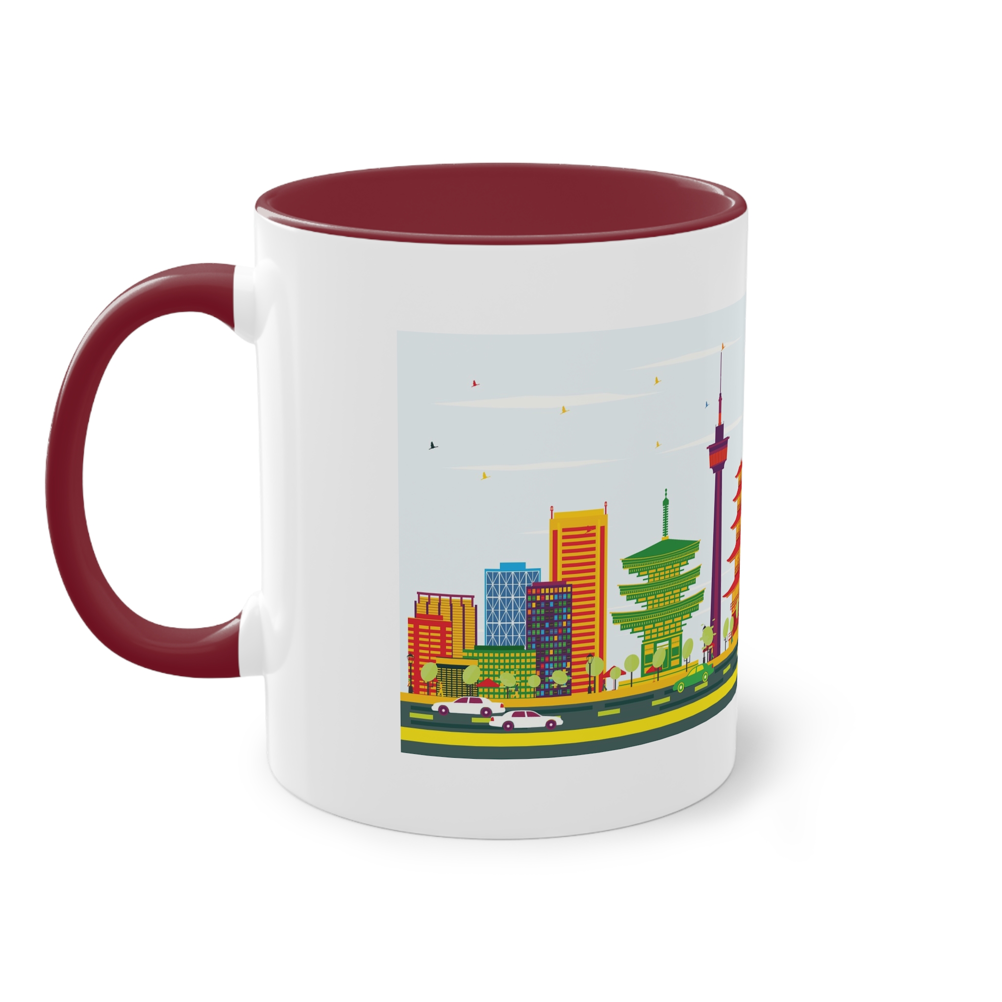 Kyoto Color Two Tone Coffee Mug 11oz - Image 7