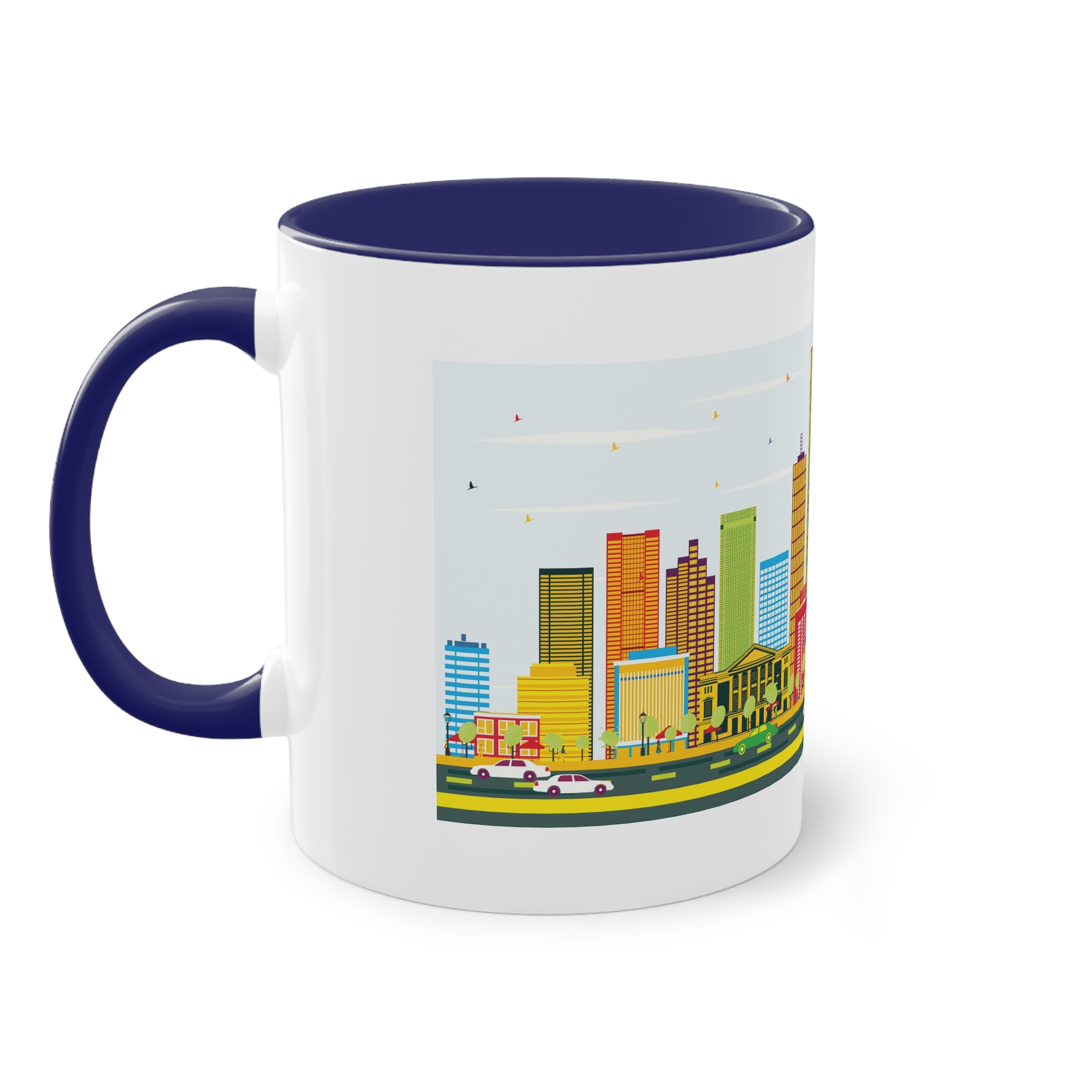Dallas Color Two Tone Coffee Mug 11oz - Image 43