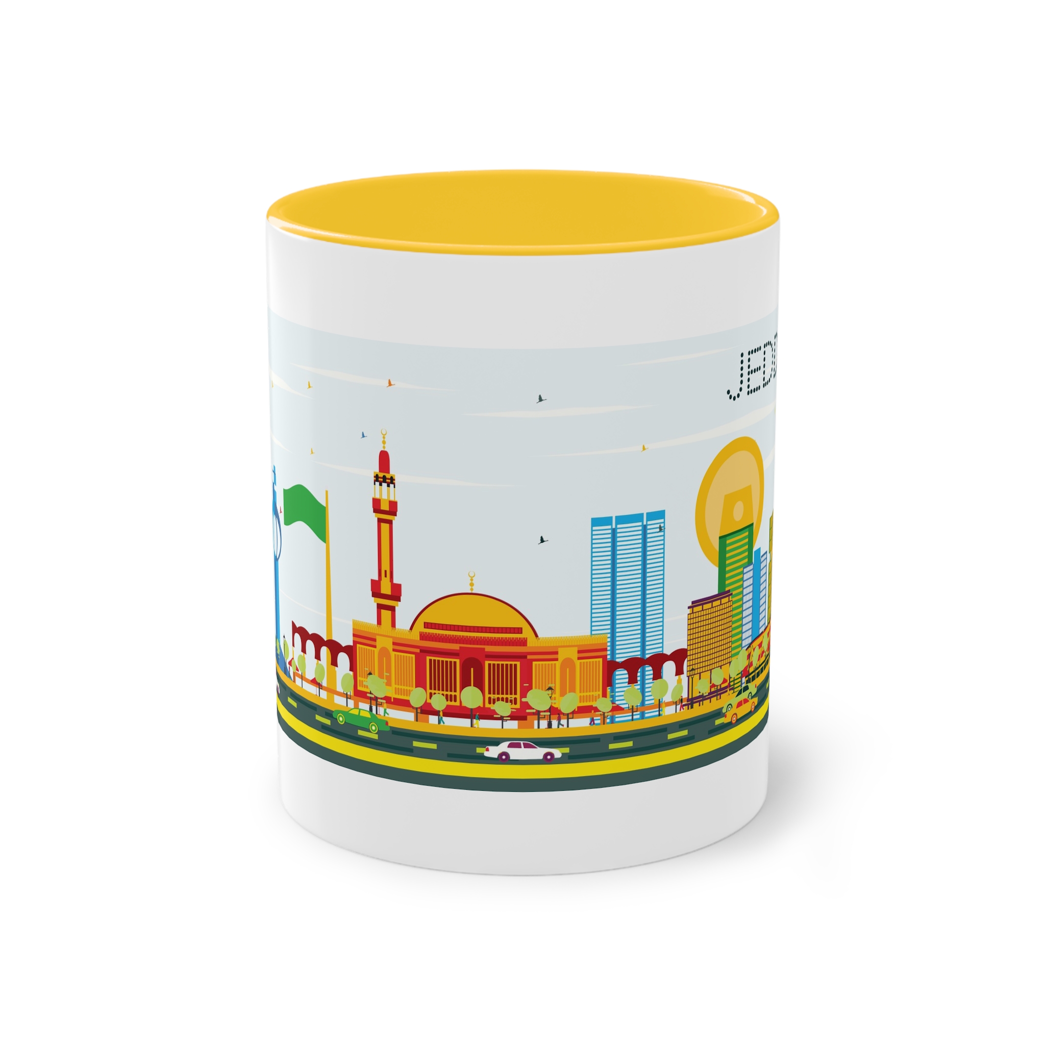 Jeddah Color Two Tone Coffee Mug 11oz - Image 17