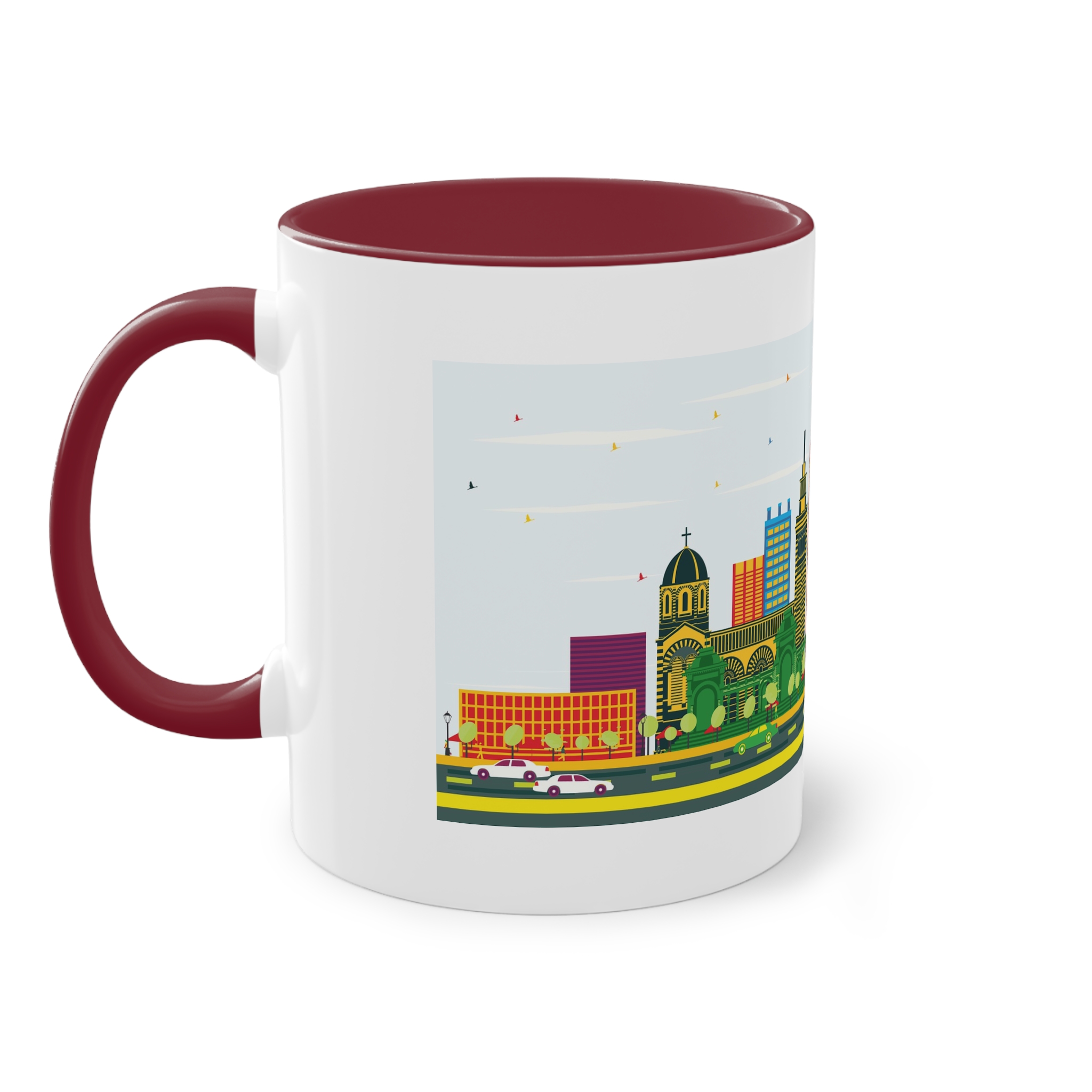 Marseille Color Two Tone Coffee Mug 11oz - Image 7