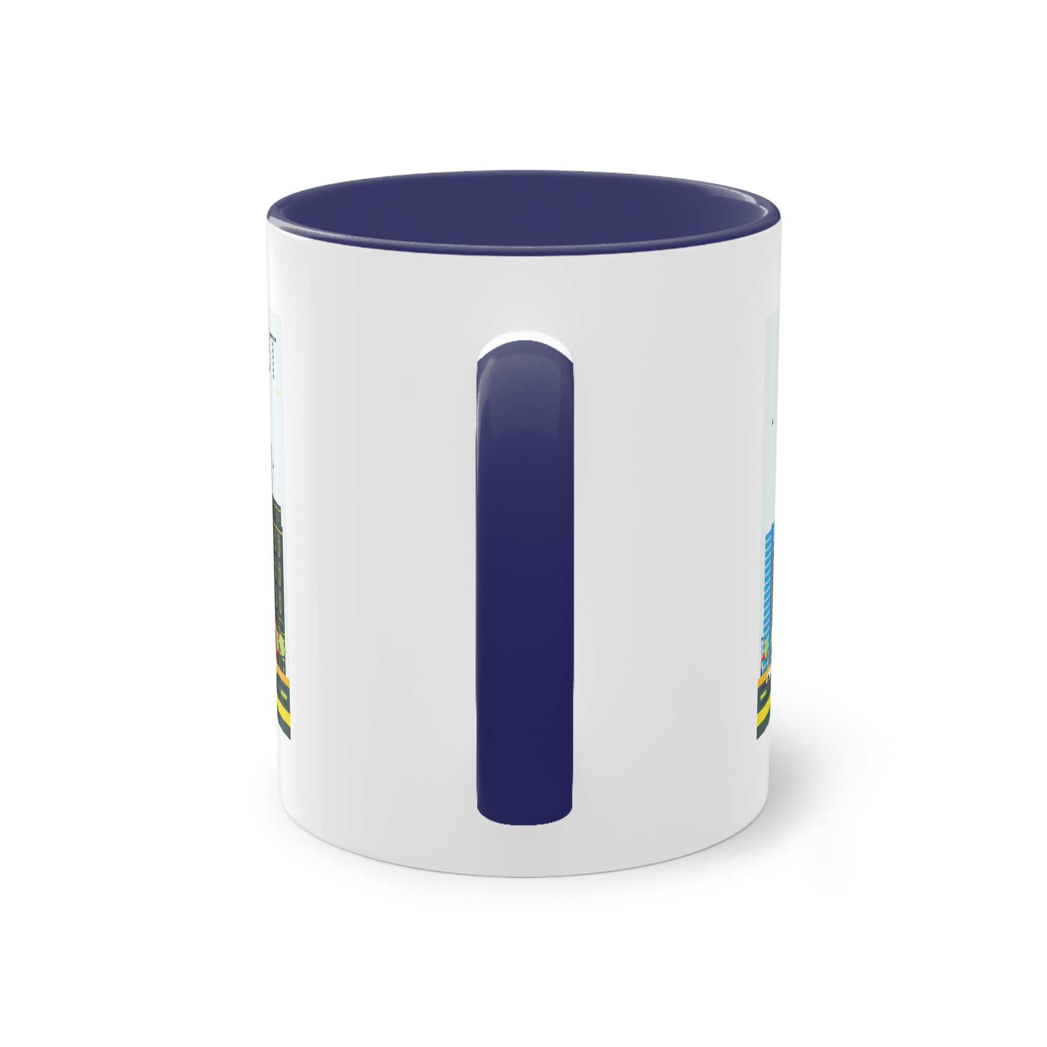 Beirut Color Two Tone Coffee Mug 11oz - Image 42
