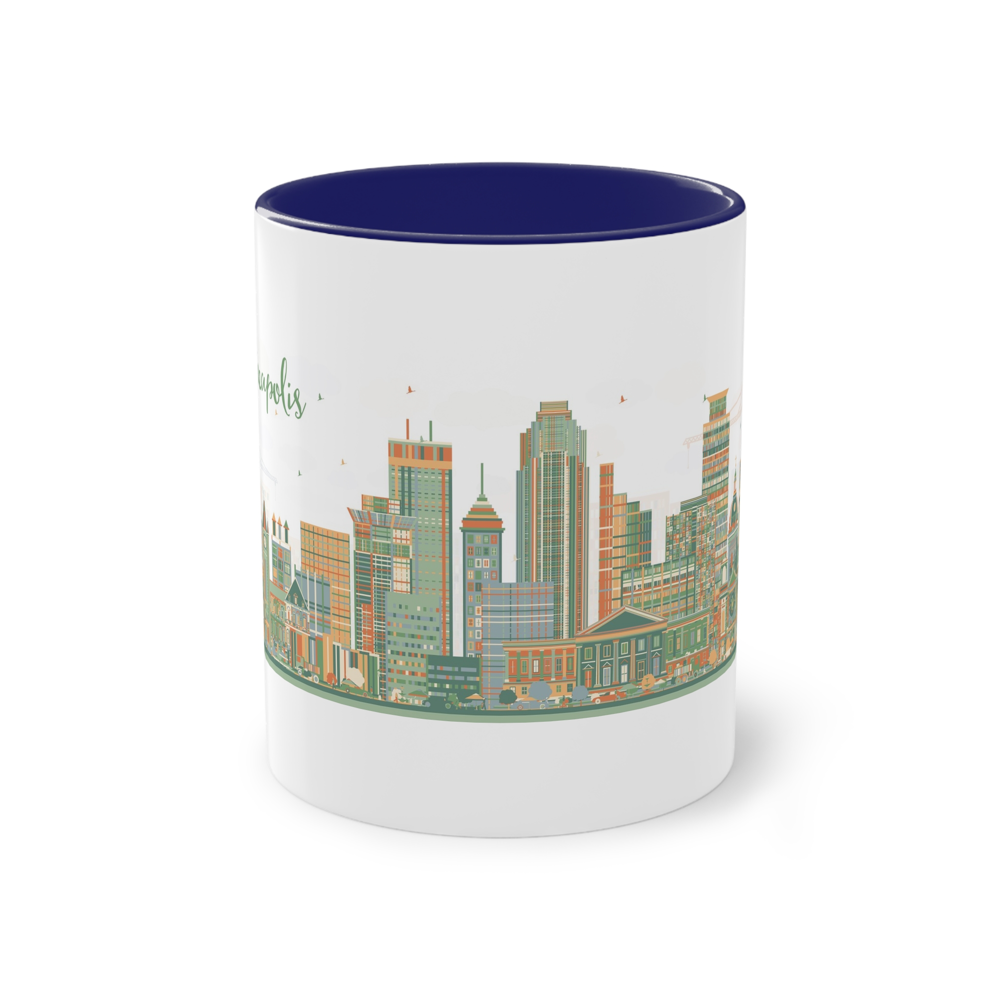 Minneapolis Ver 1 Two Tone Coffee Mug 11oz - Image 41