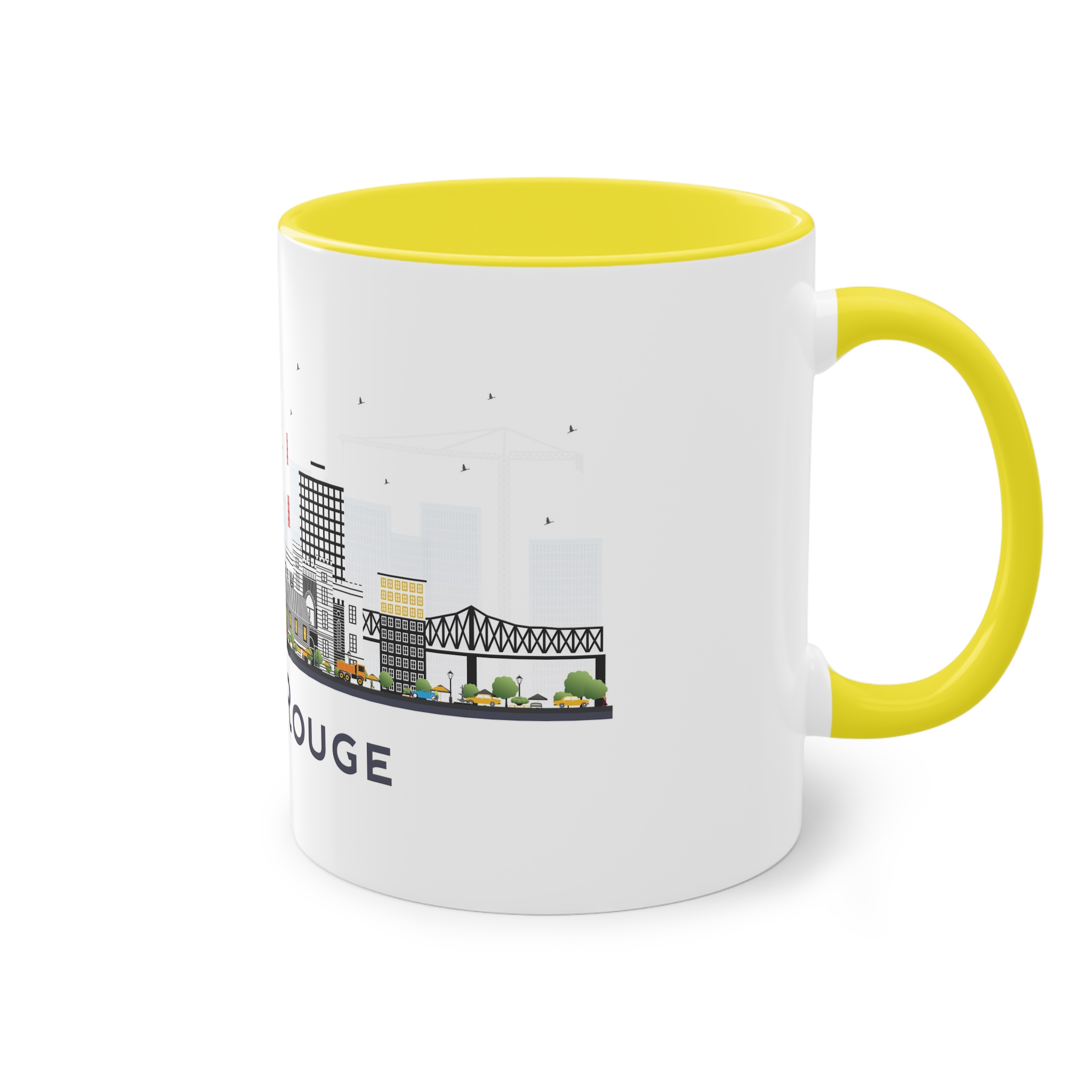 Baton Rouge Isolated Two Tone Coffee Mug 11oz - Image 24