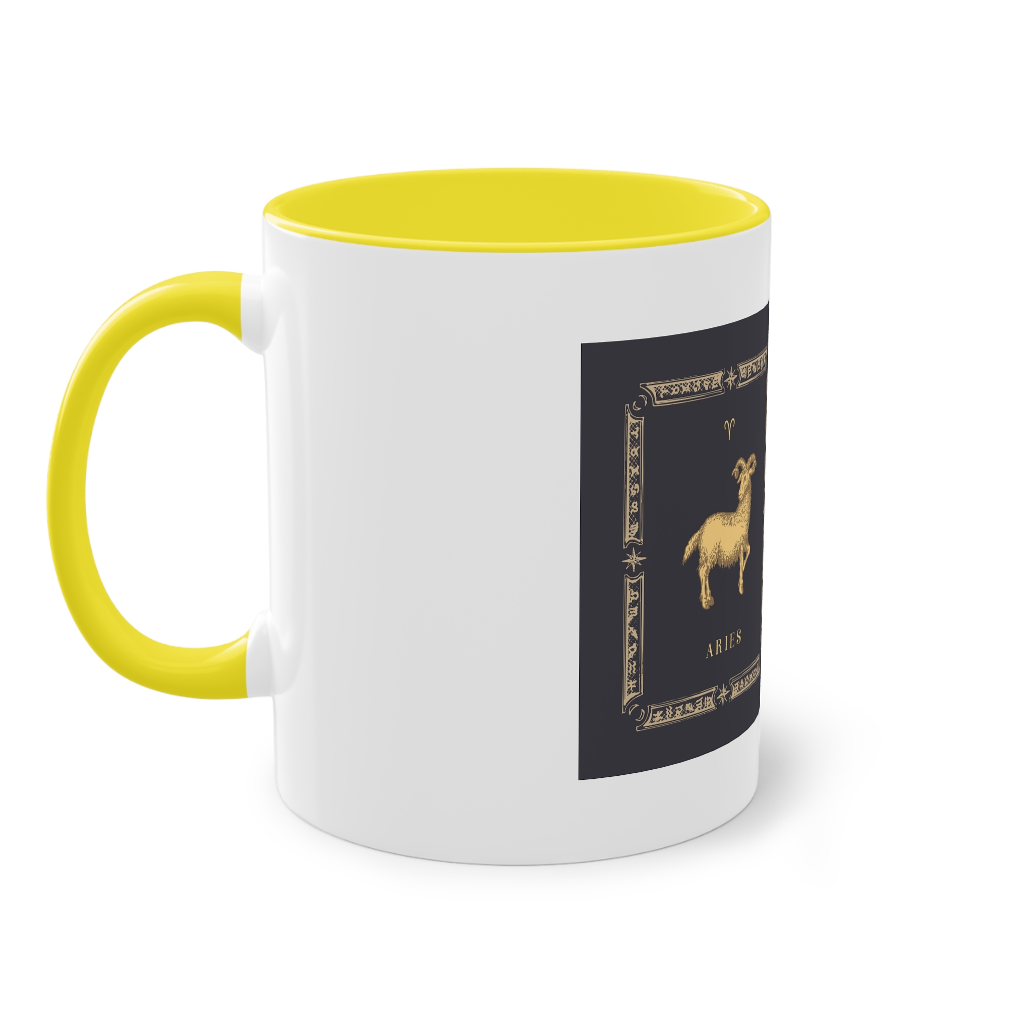 Aries Zodiac 3 Two Tone Coffee Mug 11oz - Image 23