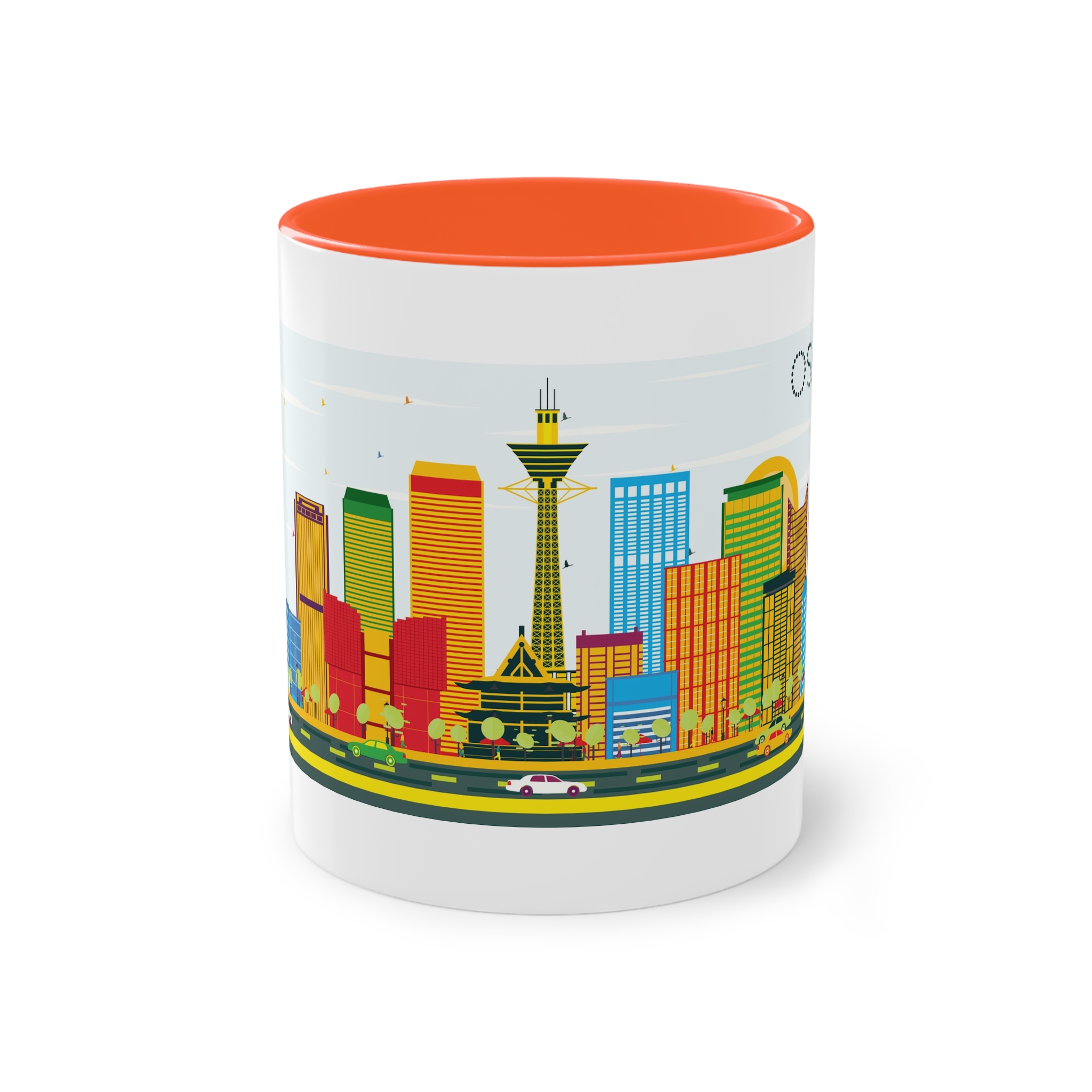 Osaka Color Two Tone Coffee Mug 11oz - Image 13