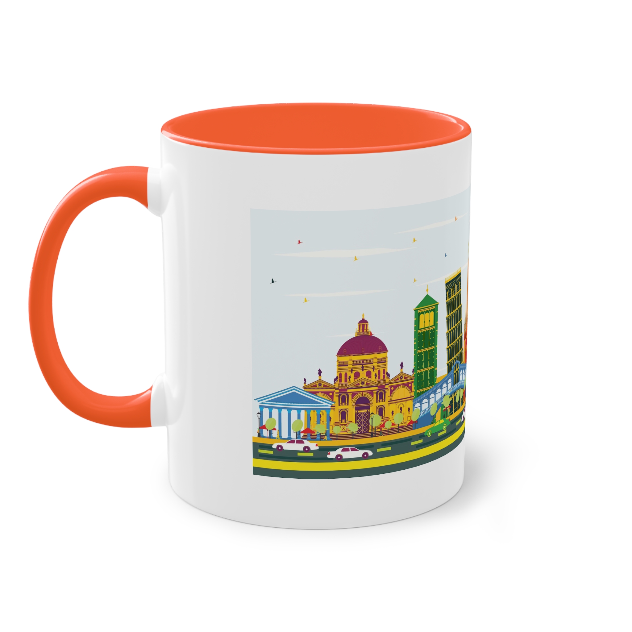 Italy Color Two Tone Coffee Mug 11oz - Image 15
