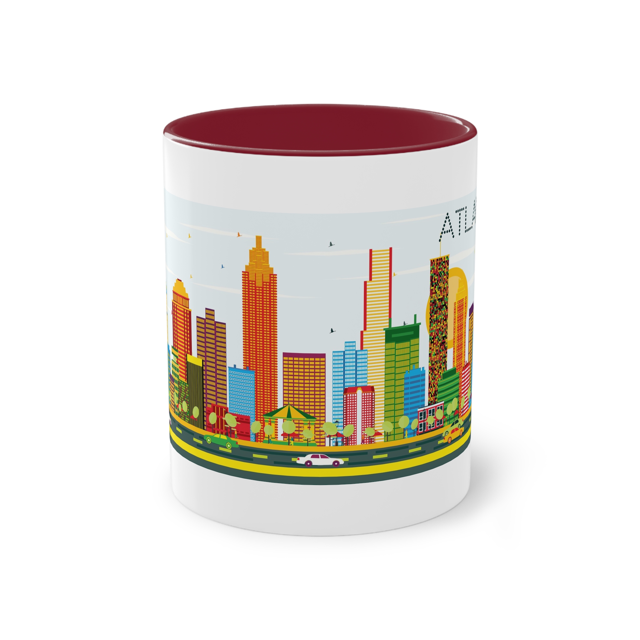 Atlanta Color Two Tone Coffee Mug 11oz - Image 5