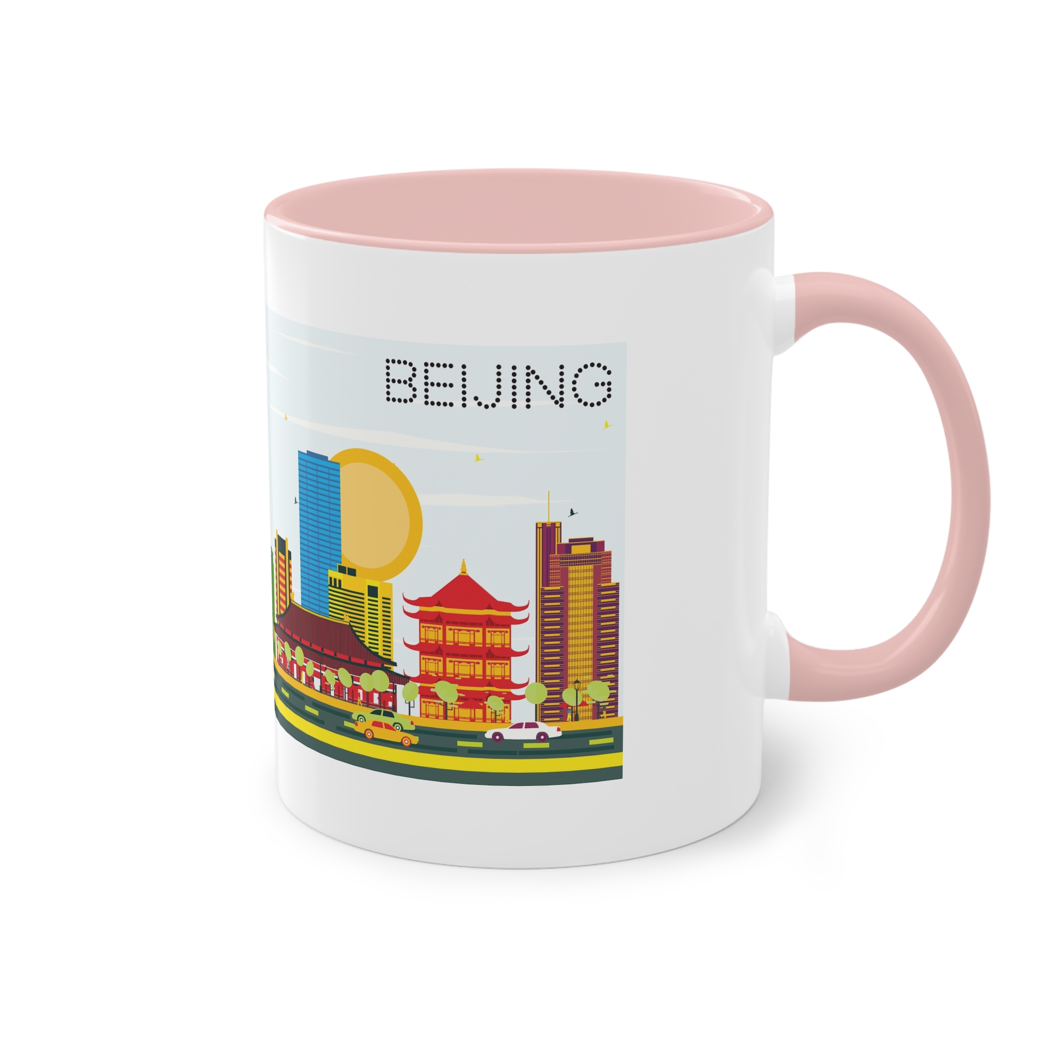 Beijing Color Two Tone Coffee Mug 11oz - Image 48